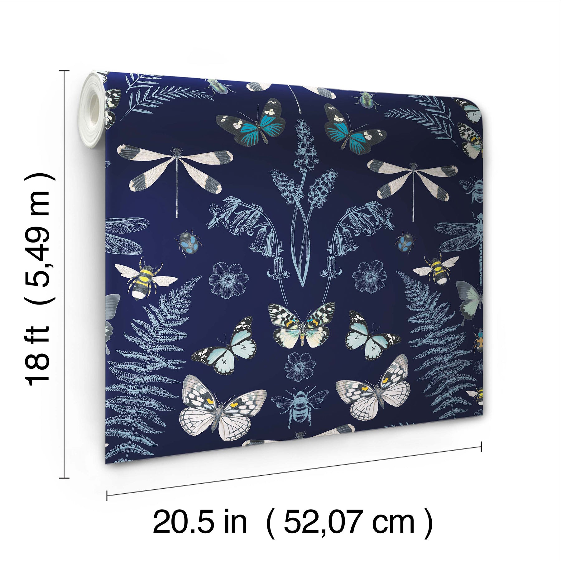 Hidden Treasures Peel and Stick Wallpaper Peel and Stick Wallpaper RoomMates   