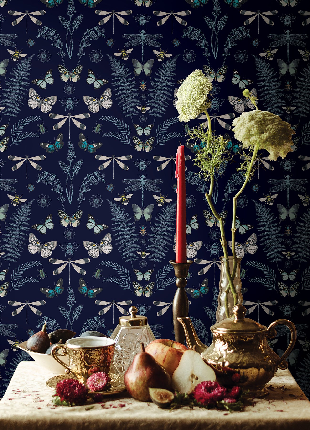 Hidden Treasures Peel and Stick Wallpaper Peel and Stick Wallpaper RoomMates   