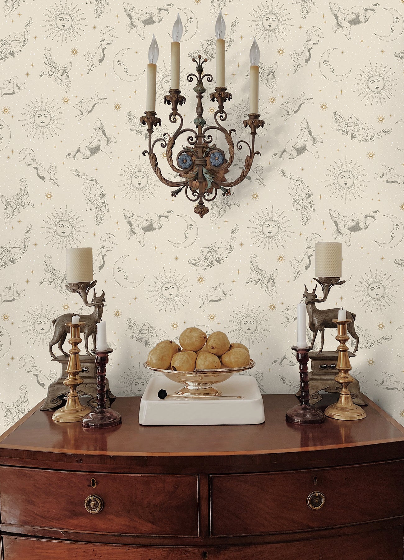 Zodiac Dreams Peel and Stick Wallpaper Peel and Stick Wallpaper RoomMates   