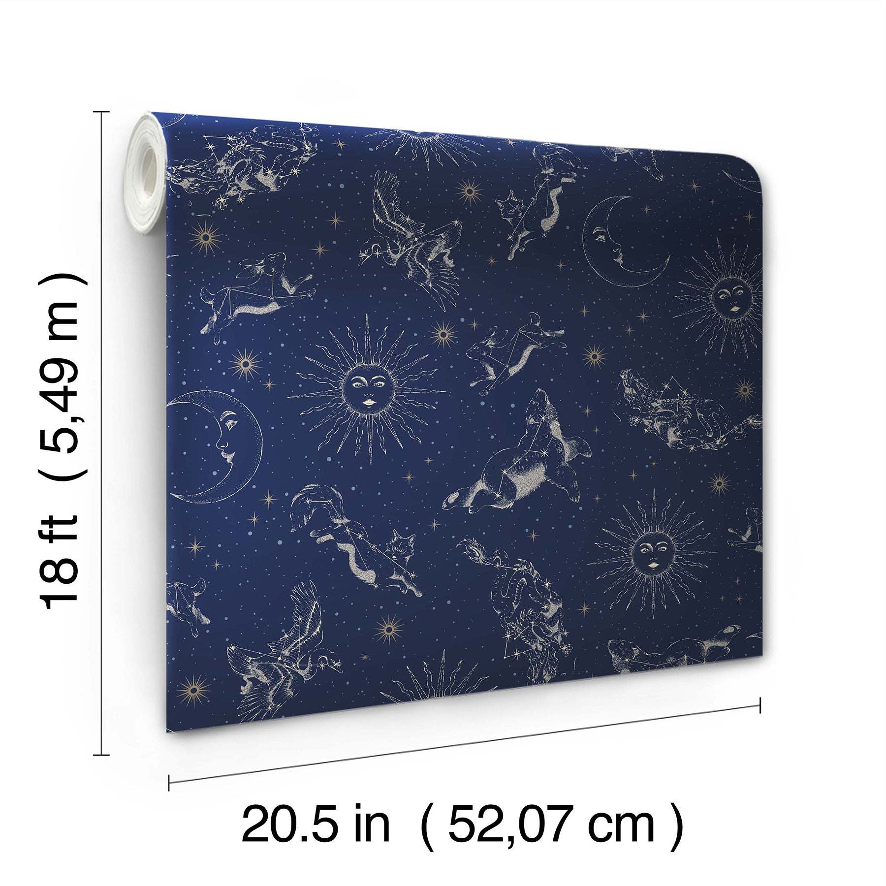 Zodiac Dreams Peel and Stick Wallpaper Peel and Stick Wallpaper RoomMates   