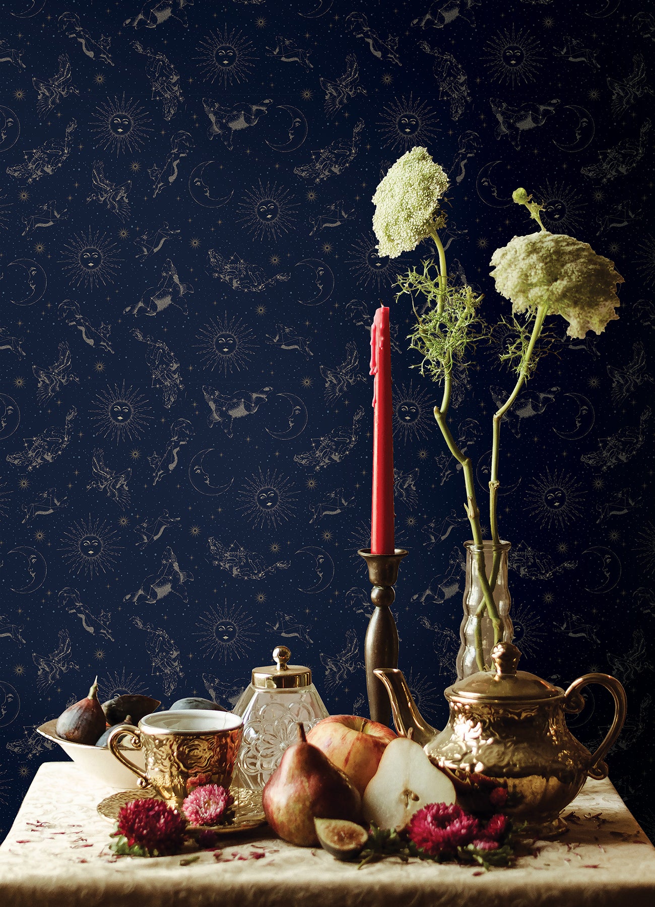Zodiac Dreams Peel and Stick Wallpaper Peel and Stick Wallpaper RoomMates   