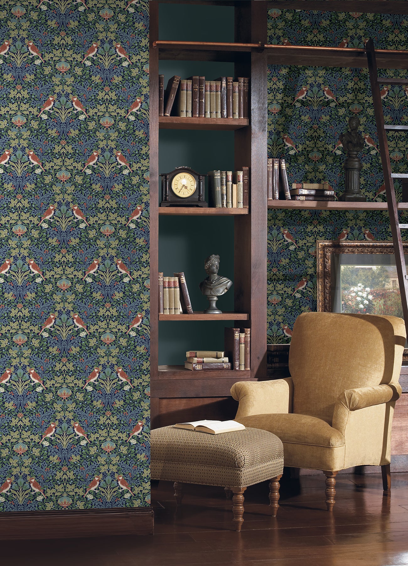 Garden Aviary Peel and Stick Wallpaper Peel and Stick Wallpaper RoomMates   