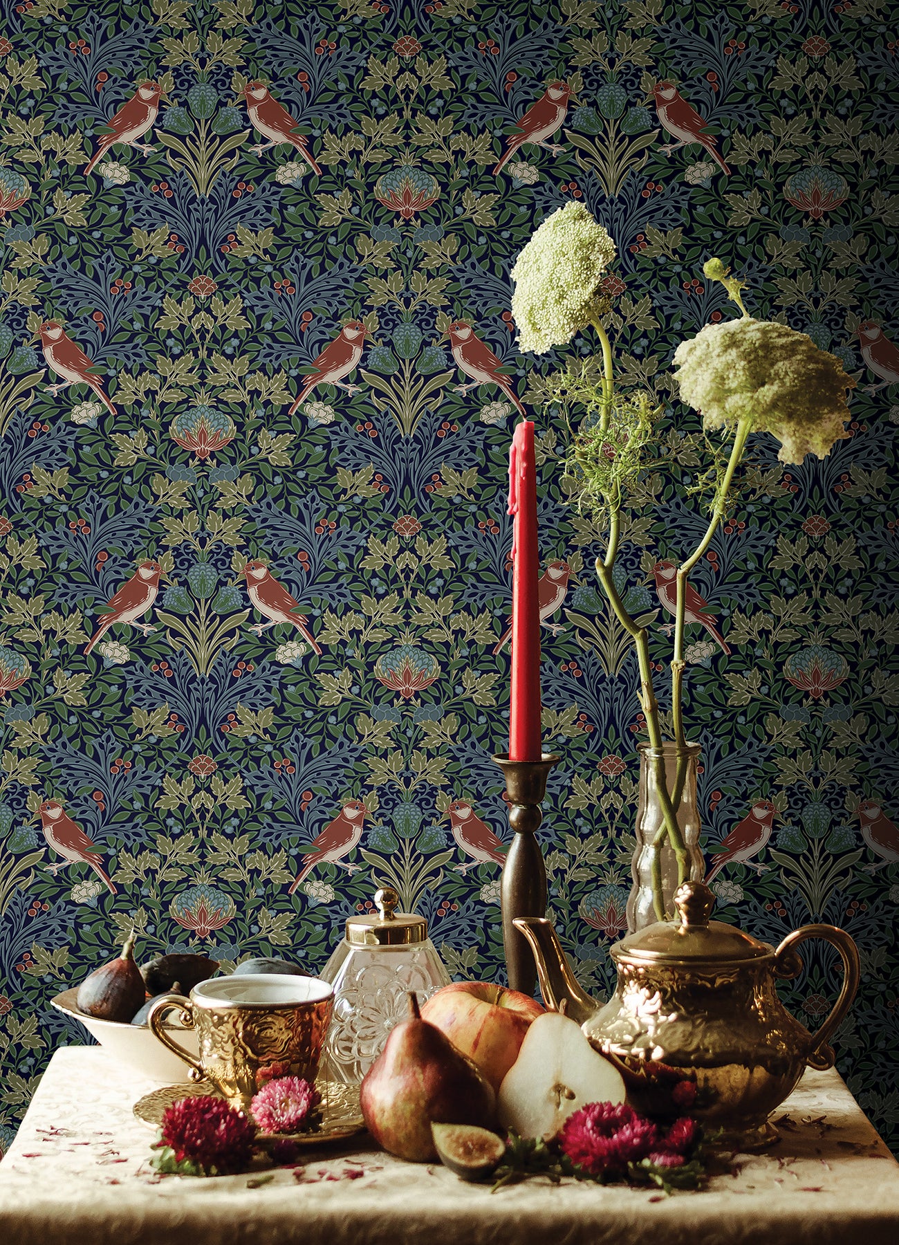 Garden Aviary Peel and Stick Wallpaper Peel and Stick Wallpaper RoomMates   