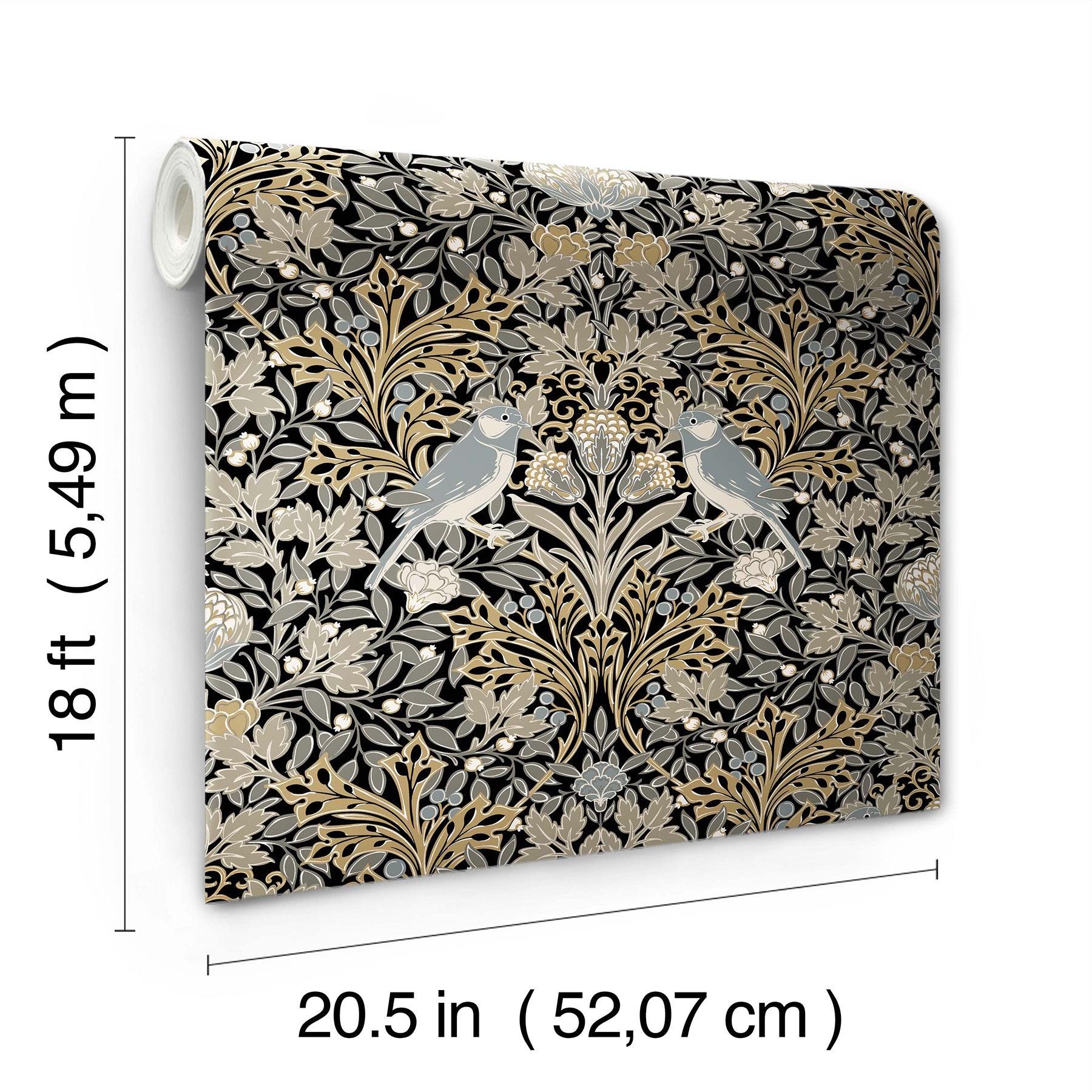 Garden Aviary Peel and Stick Wallpaper Peel and Stick Wallpaper RoomMates   