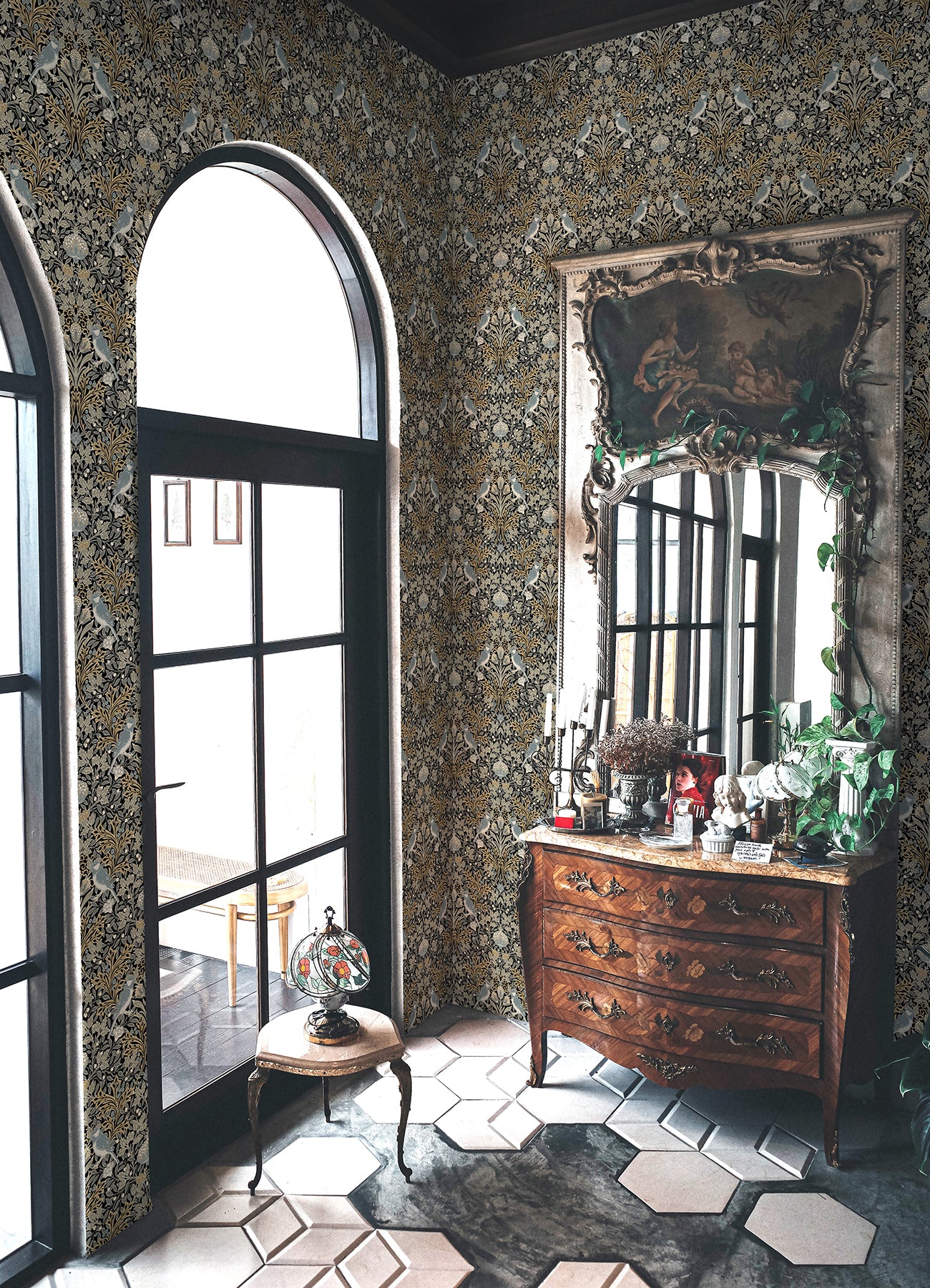 Garden Aviary Peel and Stick Wallpaper Peel and Stick Wallpaper RoomMates   