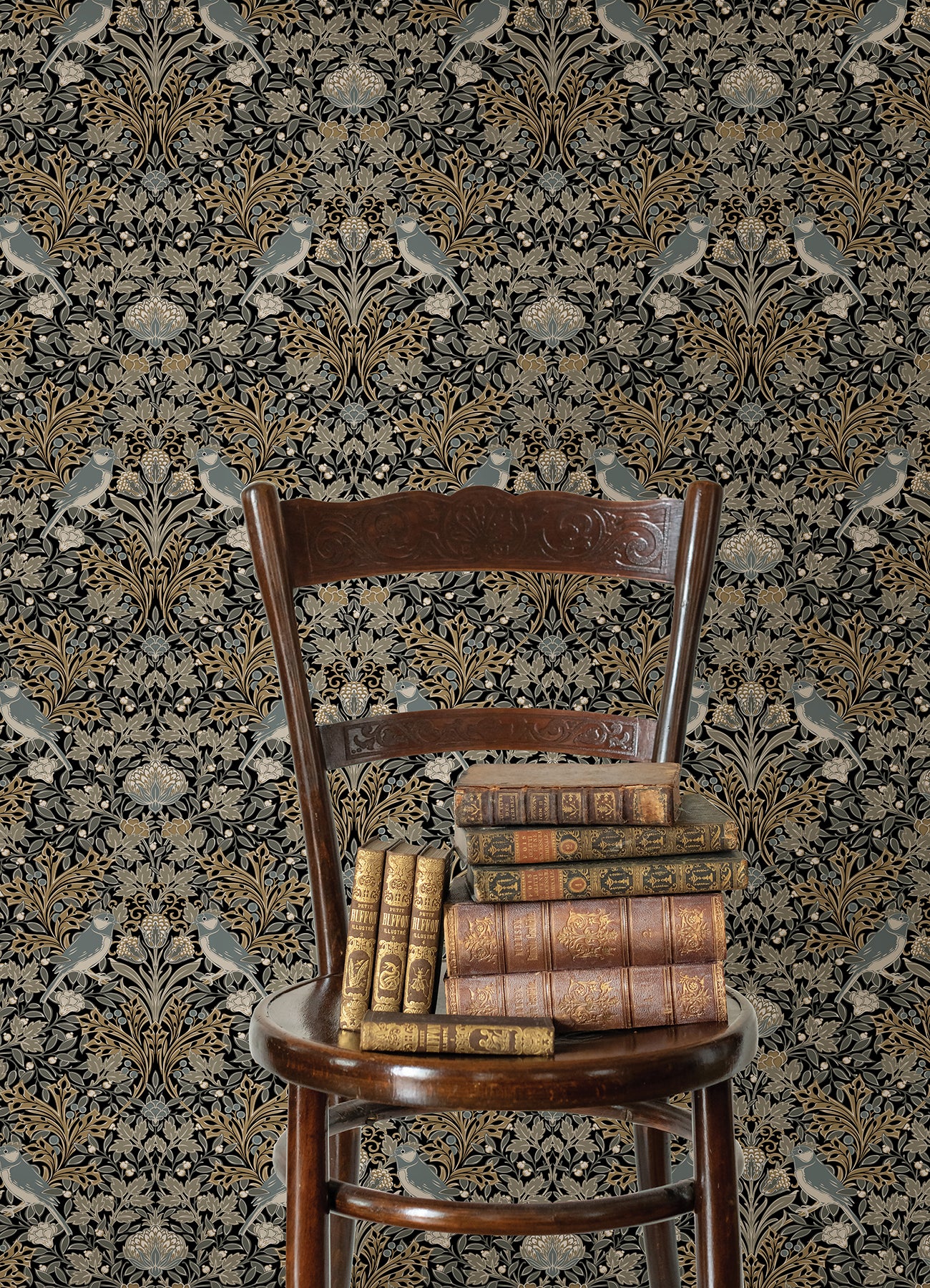 Garden Aviary Peel and Stick Wallpaper Peel and Stick Wallpaper RoomMates   