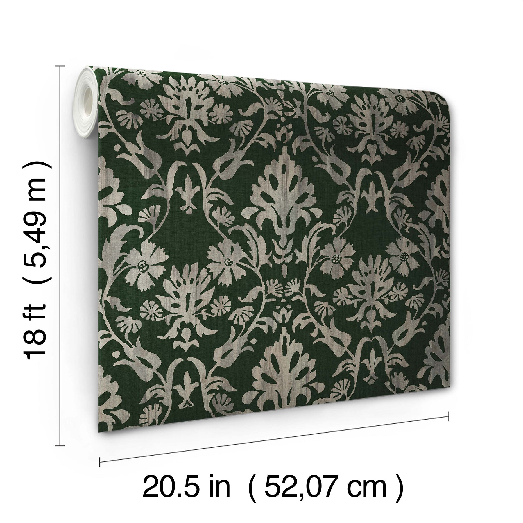 Blooming Damask Peel and Stick Wallpaper Peel and Stick Wallpaper RoomMates   
