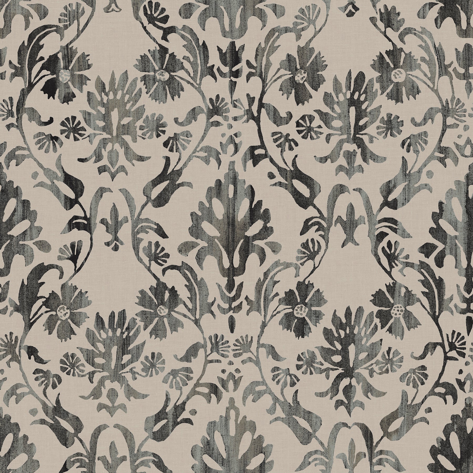 Blooming Damask Peel and Stick Wallpaper Peel and Stick Wallpaper RoomMates Roll Taupe 