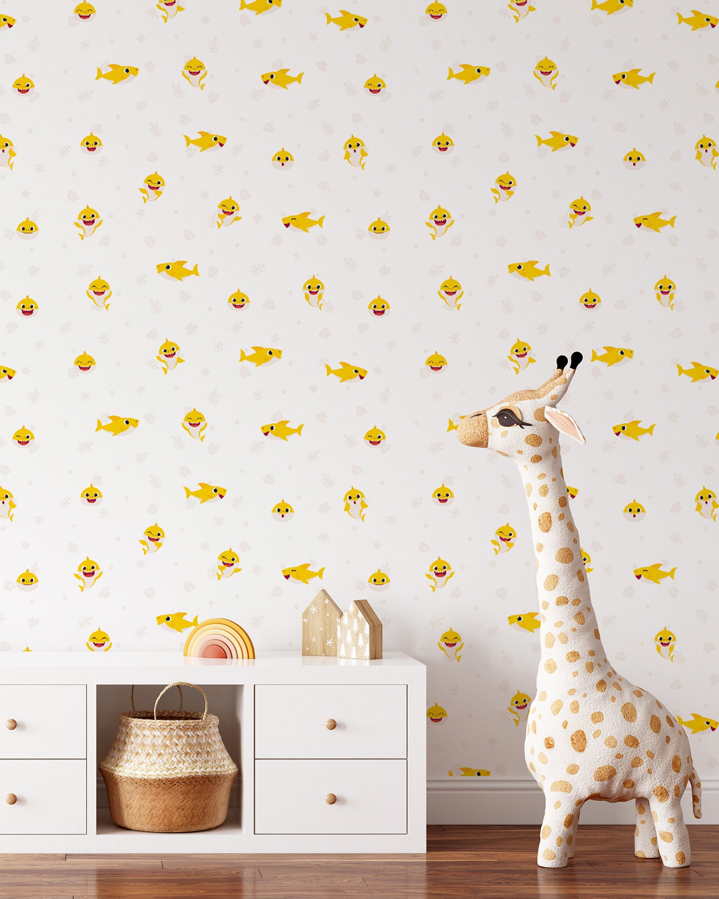 Baby Shark Peel and Stick Wallpaper Wallpaper RoomMates Decor   