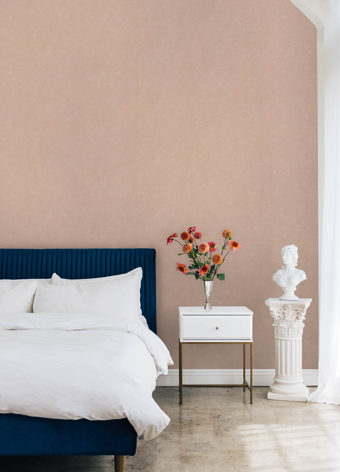 Mr. Kate Daphne Limewash Peel and Stick Wallpaper Peel and Stick Wallpaper RoomMates Decor   