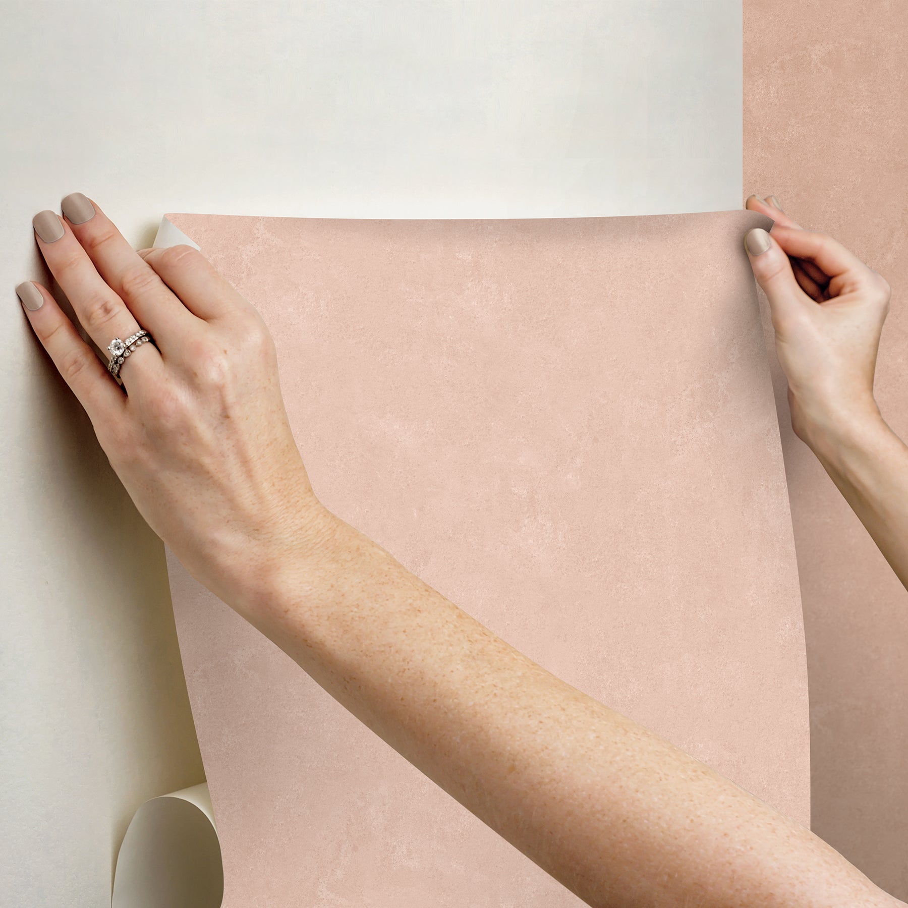 Mr. Kate Daphne Limewash Peel and Stick Wallpaper Peel and Stick Wallpaper RoomMates Decor   