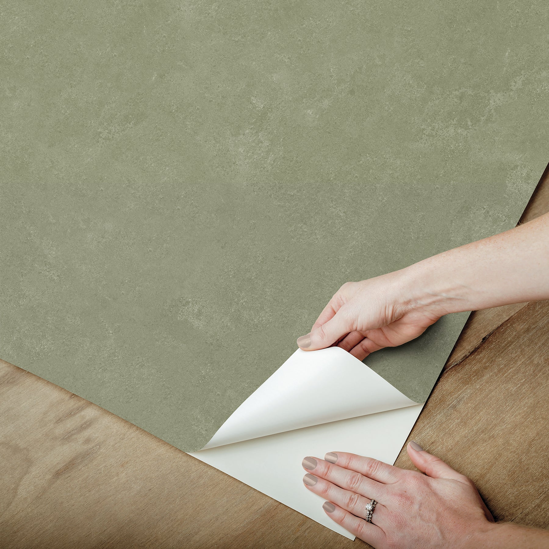 Mr. Kate Daphne Limewash Peel and Stick Wallpaper Peel and Stick Wallpaper RoomMates Decor   