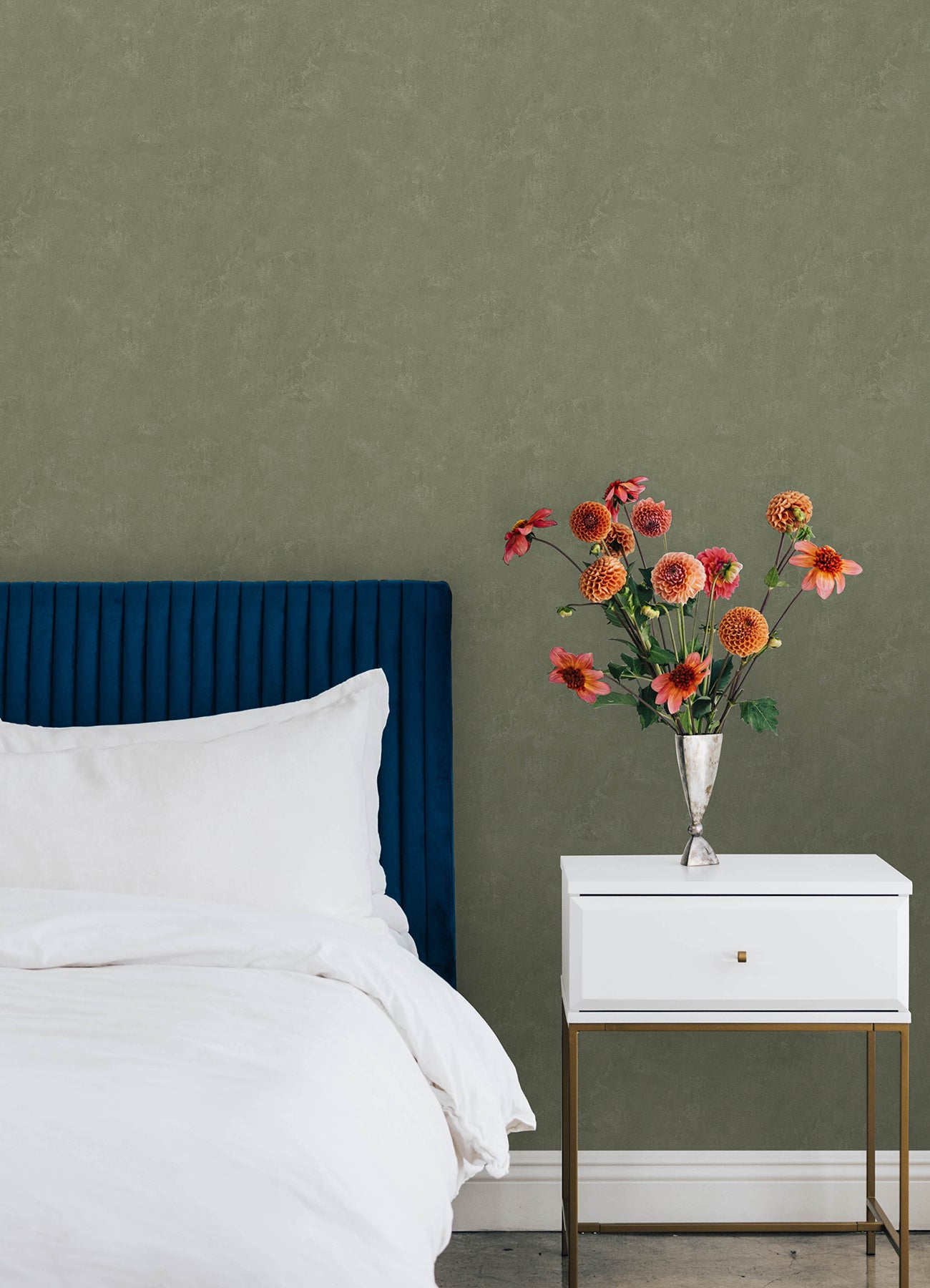 Mr. Kate Daphne Limewash Peel and Stick Wallpaper Peel and Stick Wallpaper RoomMates Decor   