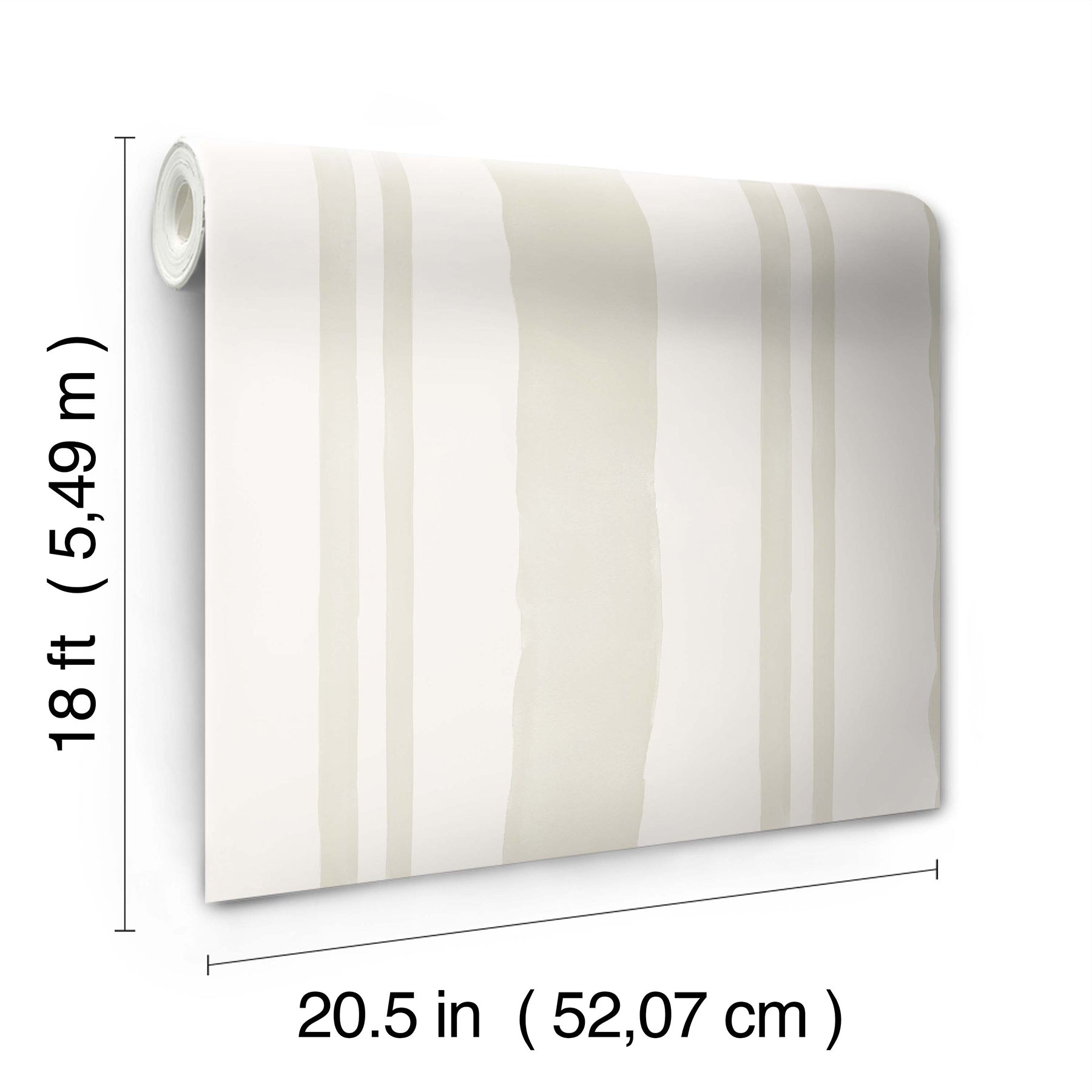 Mr. Kate Winston Watercolor Stripe Peel and Stick Wallpaper Peel and Stick Wallpaper RoomMates   