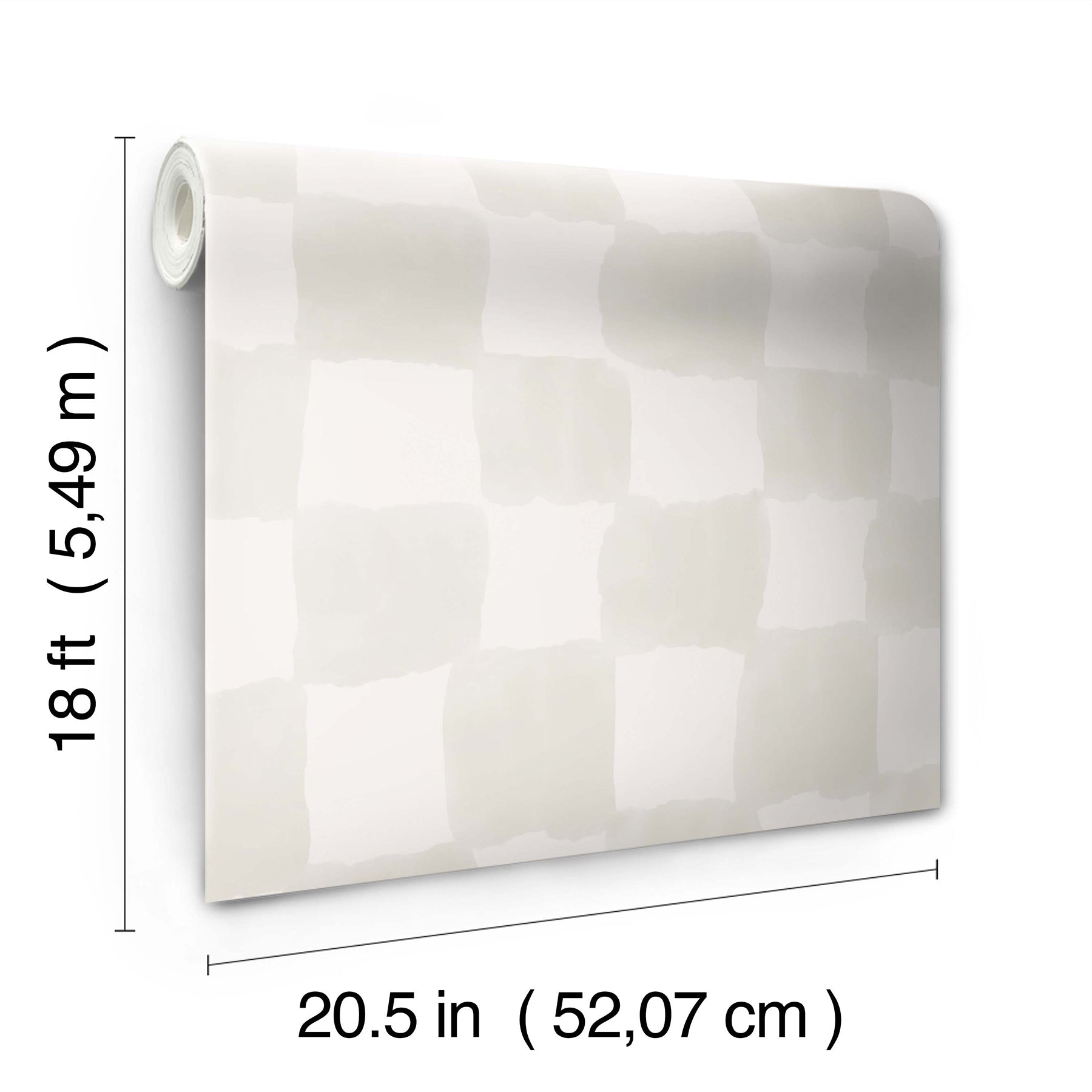 Mr. Kate Tess Watercolor Checker Peel and Stick Wallpaper Peel and Stick Wallpaper RoomMates   