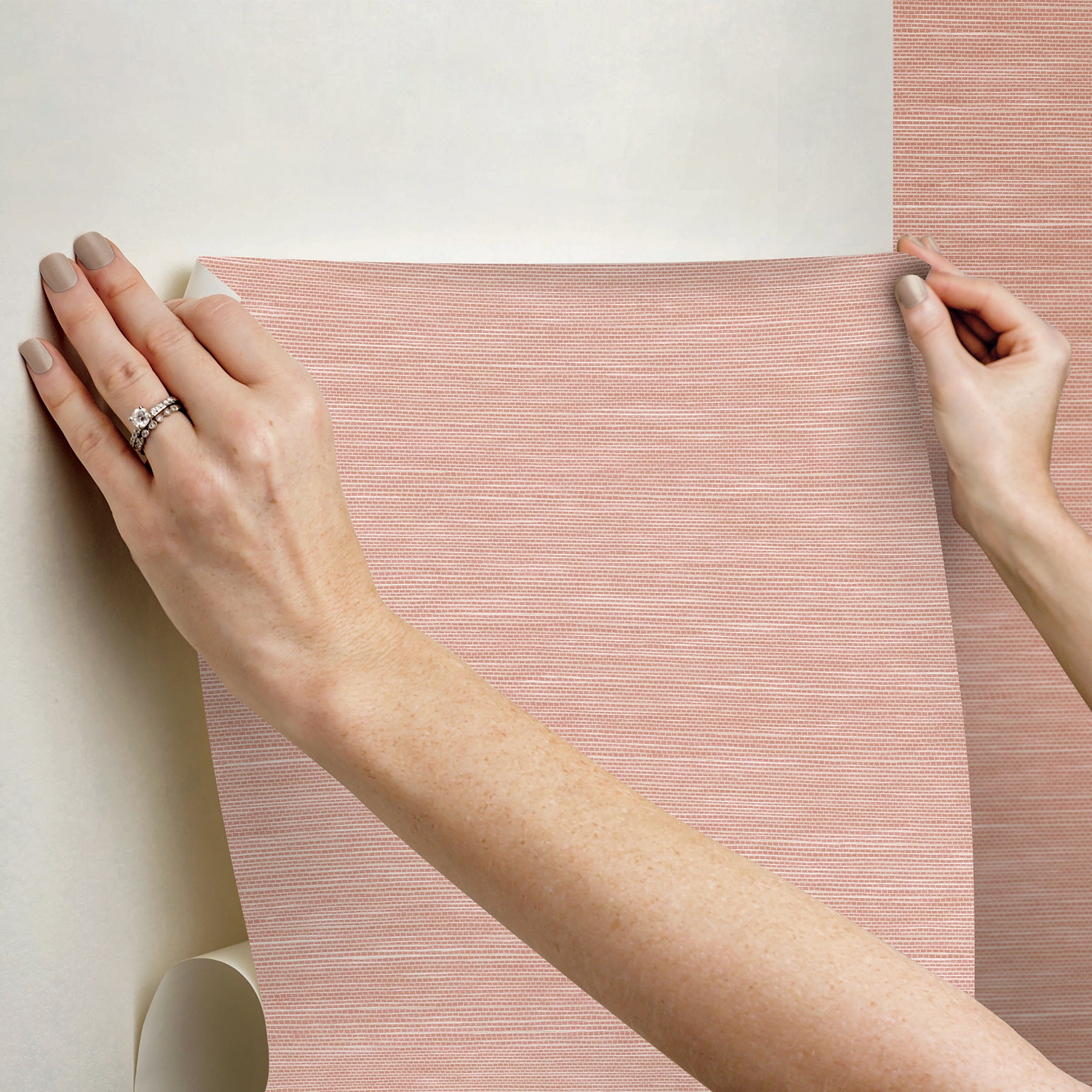 Mr. Kate Stella Grasscloth Peel and Stick Wallpaper Peel and Stick Wallpaper RoomMates   