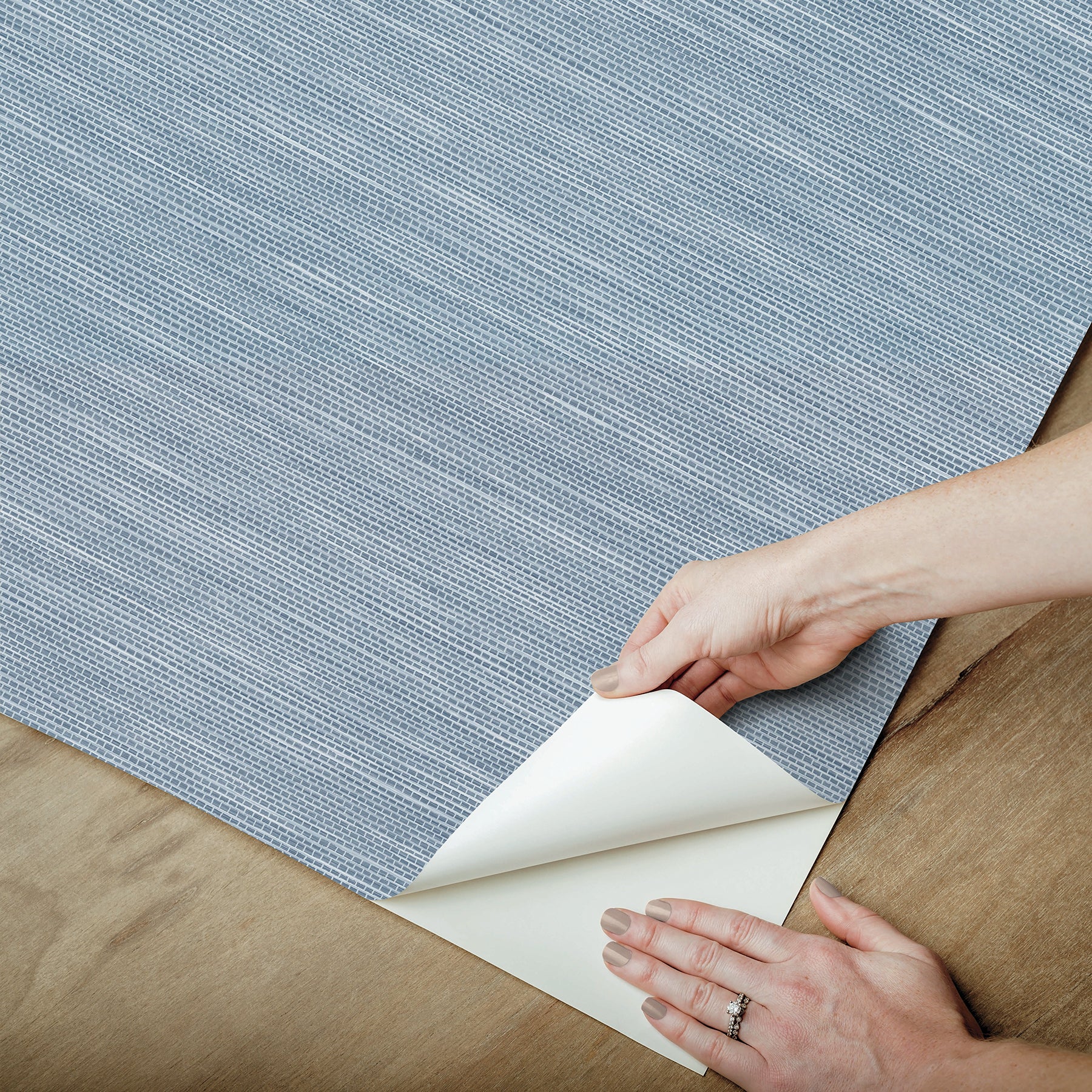 Mr. Kate Stella Grasscloth Peel and Stick Wallpaper Peel and Stick Wallpaper RoomMates   