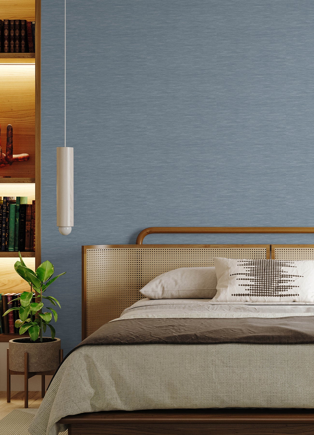 Mr. Kate Stella Grasscloth Peel and Stick Wallpaper Peel and Stick Wallpaper RoomMates   