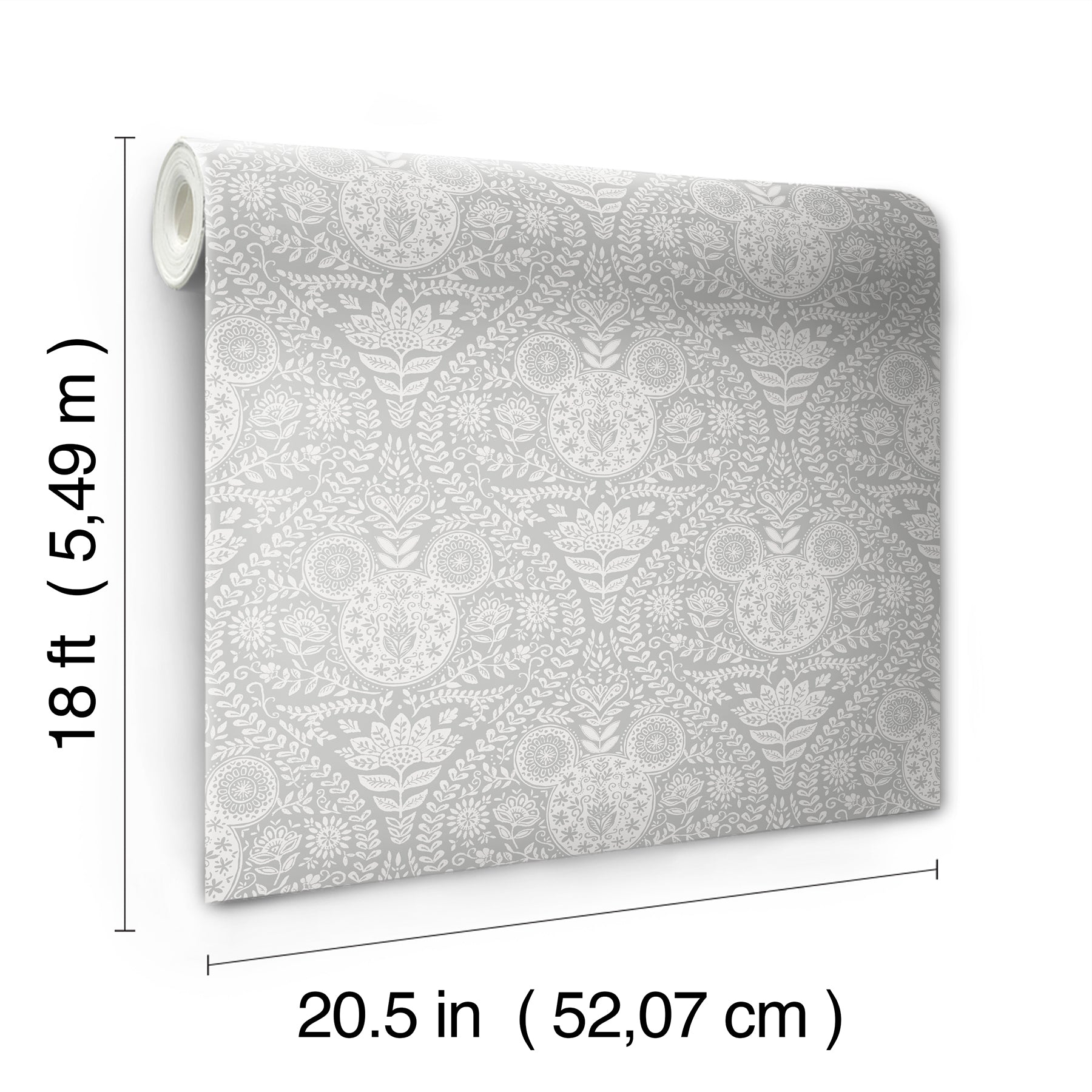 Disney Mickey Mouse Block Print Peel & Stick Wallpaper Peel and Stick Wallpaper RoomMates Decor   