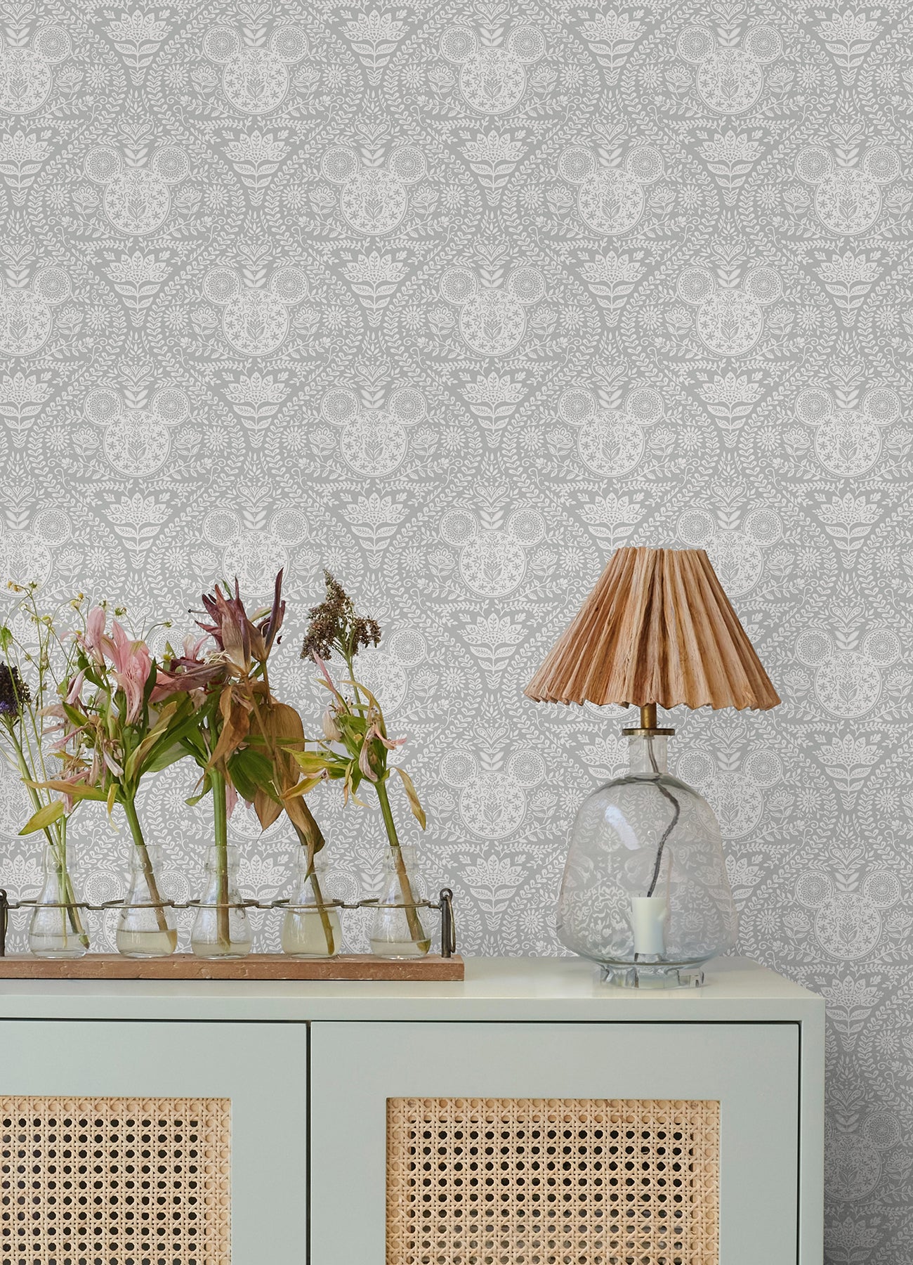 Disney Mickey Mouse Block Print Peel & Stick Wallpaper Peel and Stick Wallpaper RoomMates Decor   