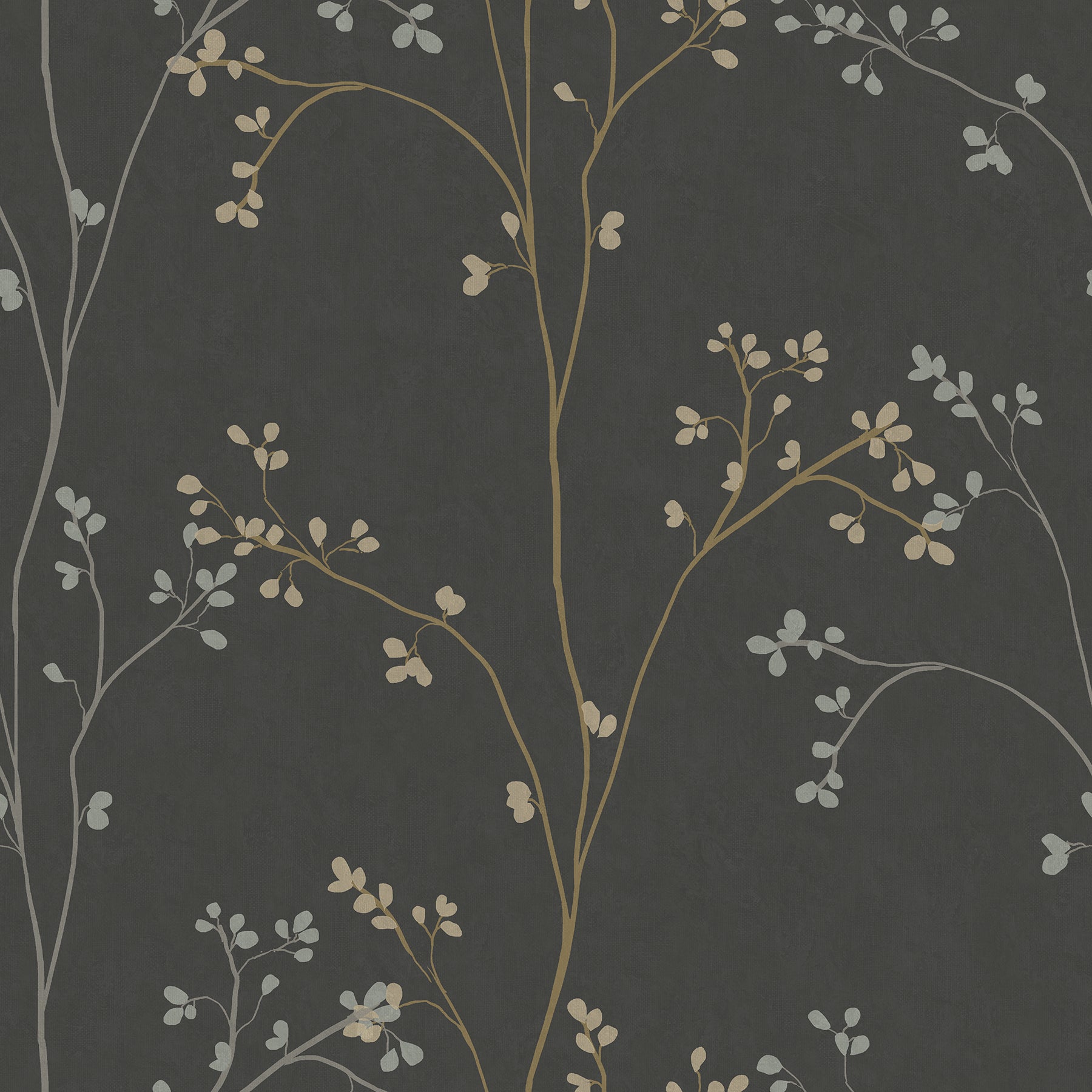 Blossom Stripe Black Peel & Stick Wallpaper Peel and Stick Wallpaper RoomMates Decor Roll black