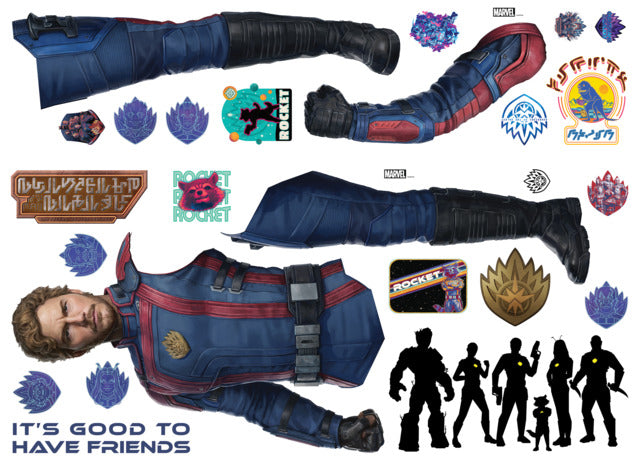 Guardians Of The Galaxy 3 Star-Lord Quill Giant Peel & Stick Wall Decals Wall Decals RoomMates   