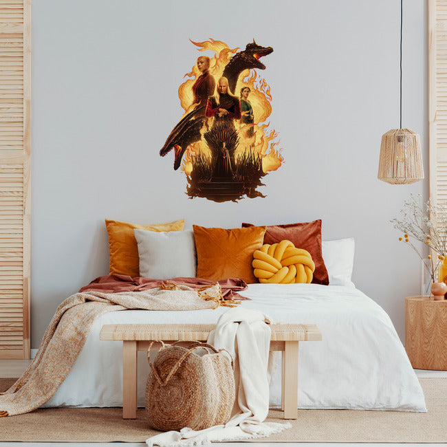 House of The Dragon XL Giant Peel & Stick Wall Decals Wall Decals RoomMates Decor   