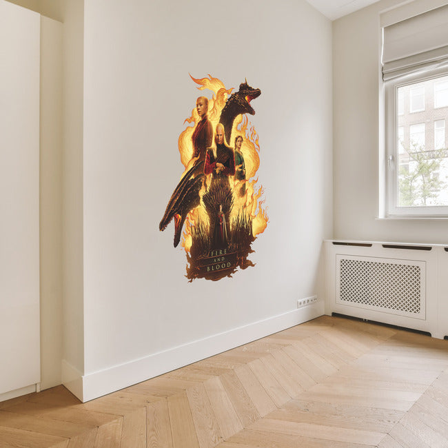House of The Dragon XL Giant Peel & Stick Wall Decals Wall Decals RoomMates Decor   