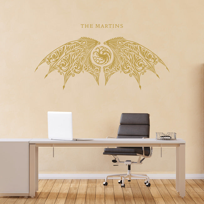 House of The Dragon Giant Peel & Stick Wall Decals with Alphabet Wall Decals RoomMates Decor   