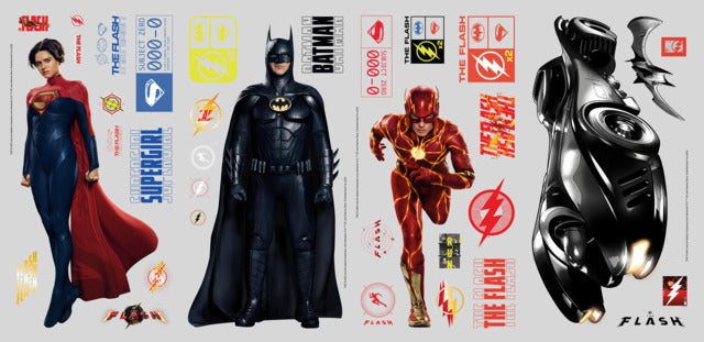 The Flash Movie Super Heroes Set Wall Decals Wall Decals RoomMates Decor   