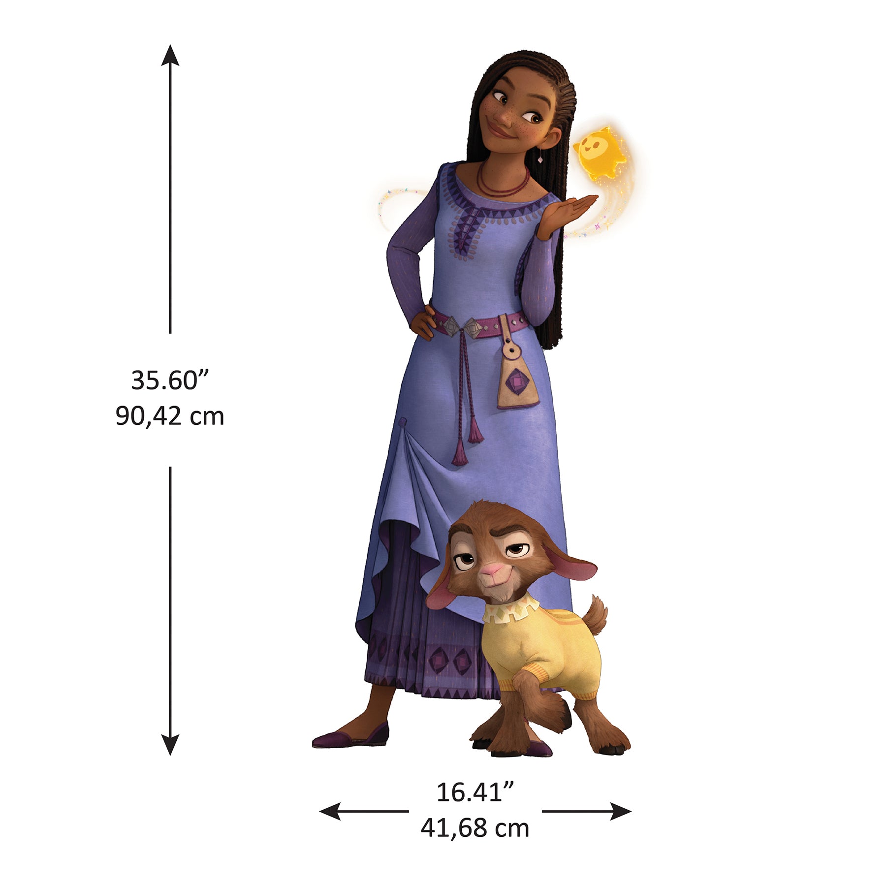 Wish Asha and Valentino Giant Wall Decals Wall Decals RoomMates   