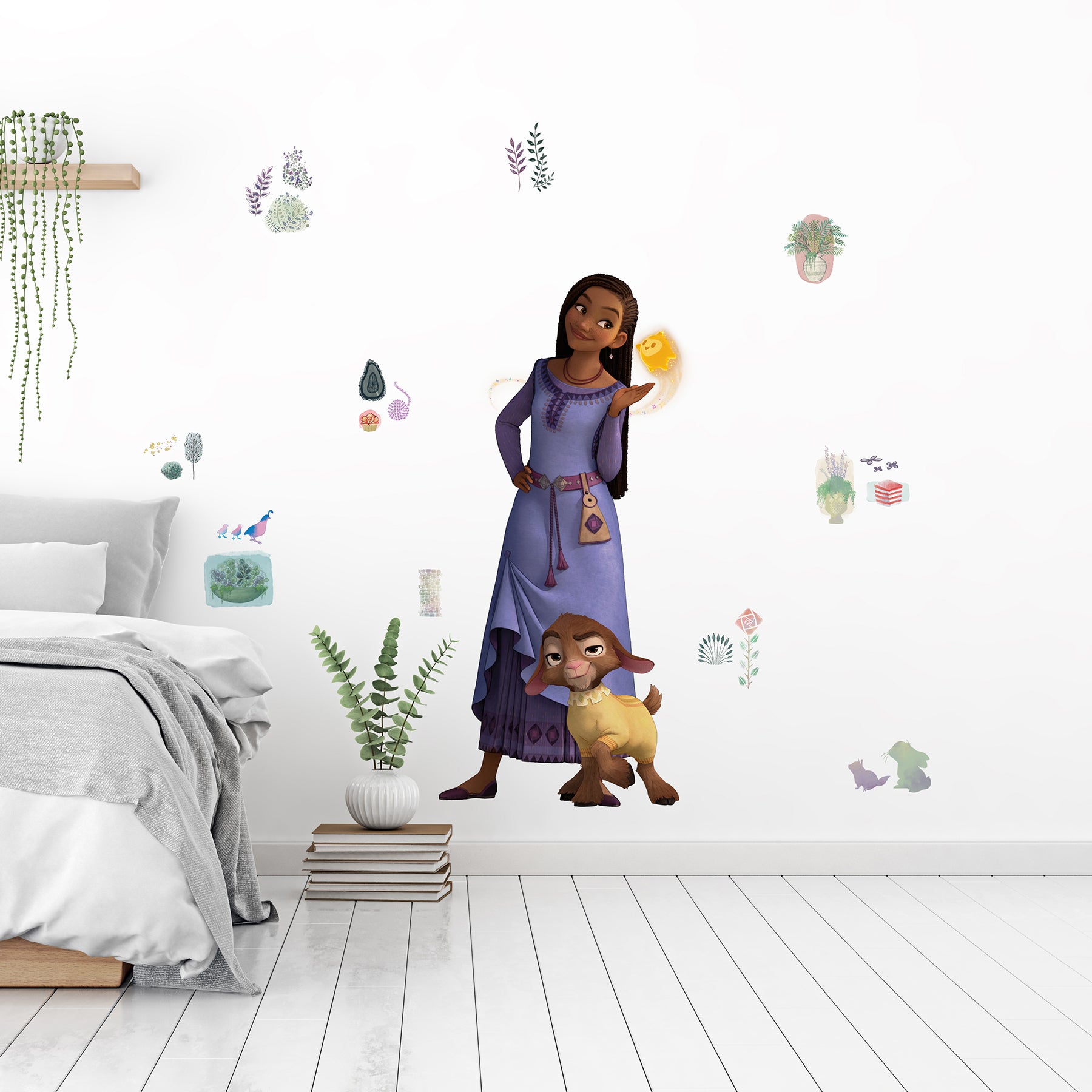 Wish Asha and Valentino Giant Wall Decals Wall Decals RoomMates   