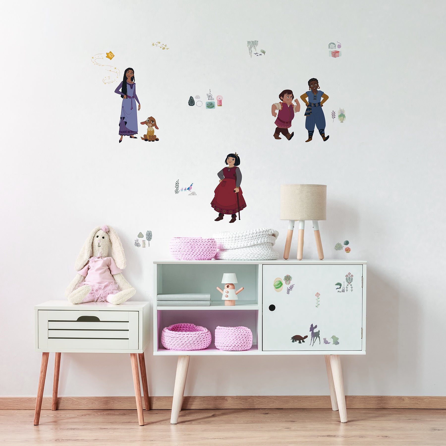 Wish Asha and Friends Wall Decals Wall Decals RoomMates   