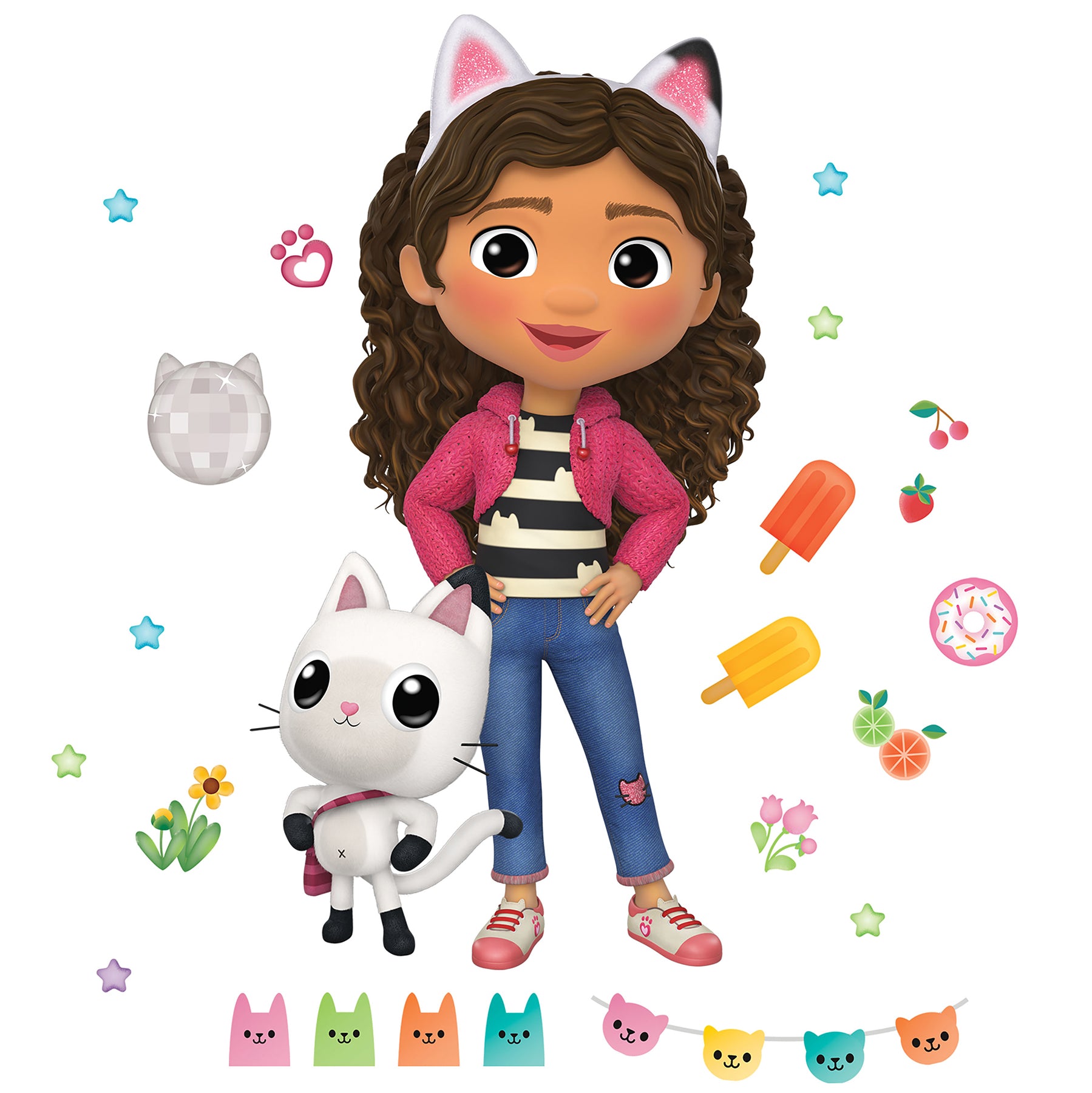 Gabby's Dollhouse Character Giant Wall Decals Wall Decals RoomMates   