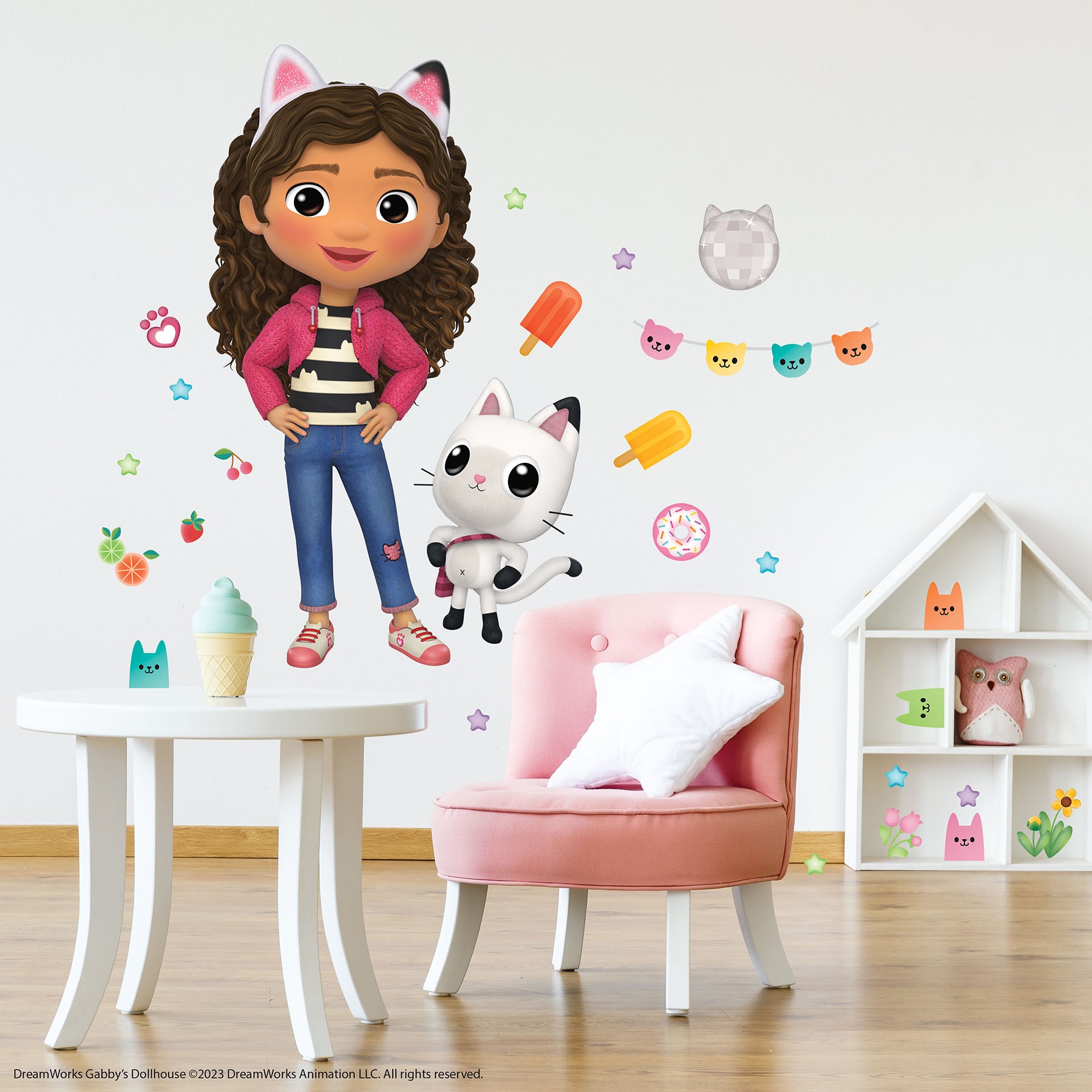 Gabby's Dollhouse Character Giant Wall Decals Wall Decals RoomMates   
