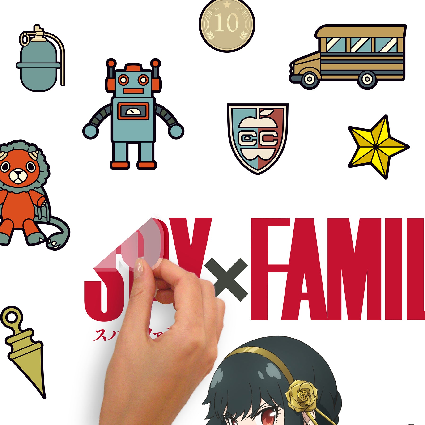 Spy x Family: The Forgers Wall Decals Wall Decals RoomMates   