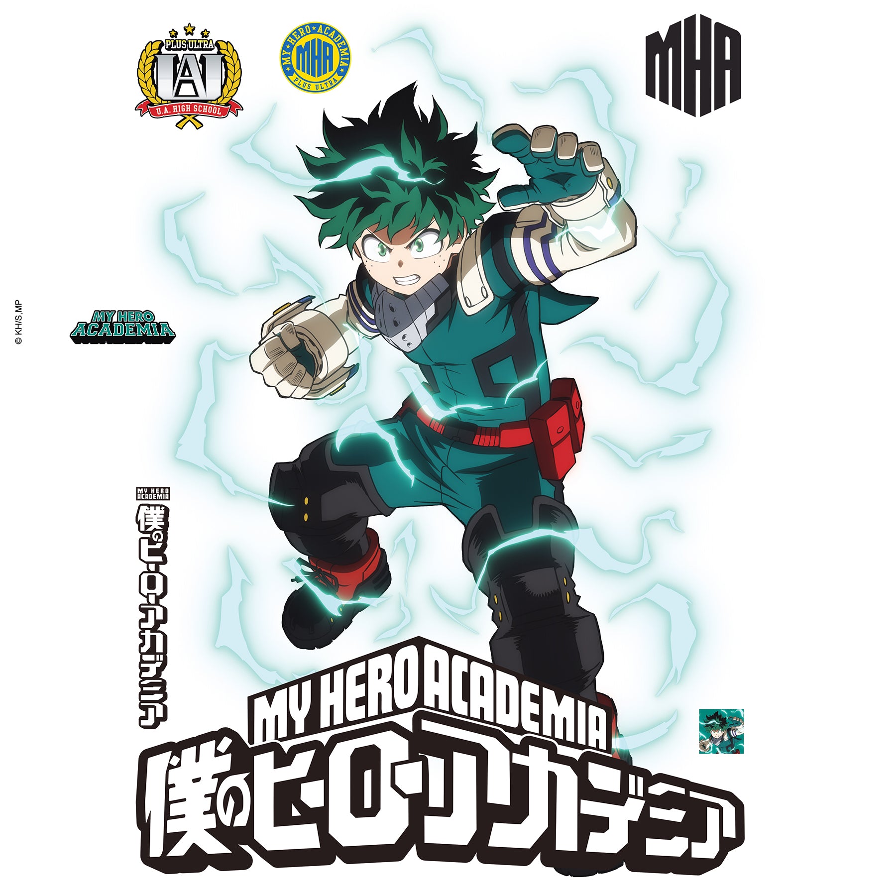 My Hero Academia Deku Wall Decals Wall Decals RoomMates Decor   