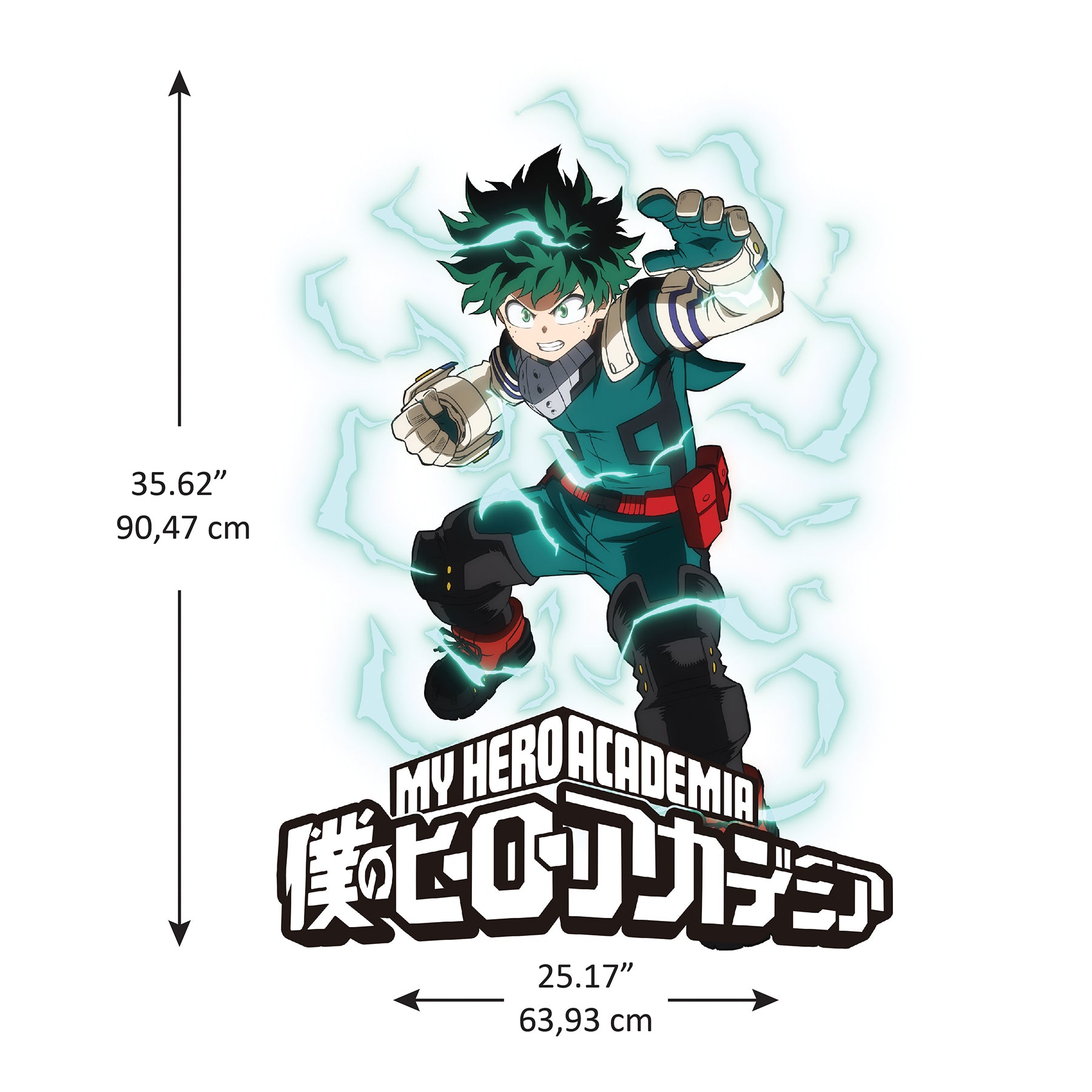 My Hero Academia Deku Wall Decals Wall Decals RoomMates Decor   