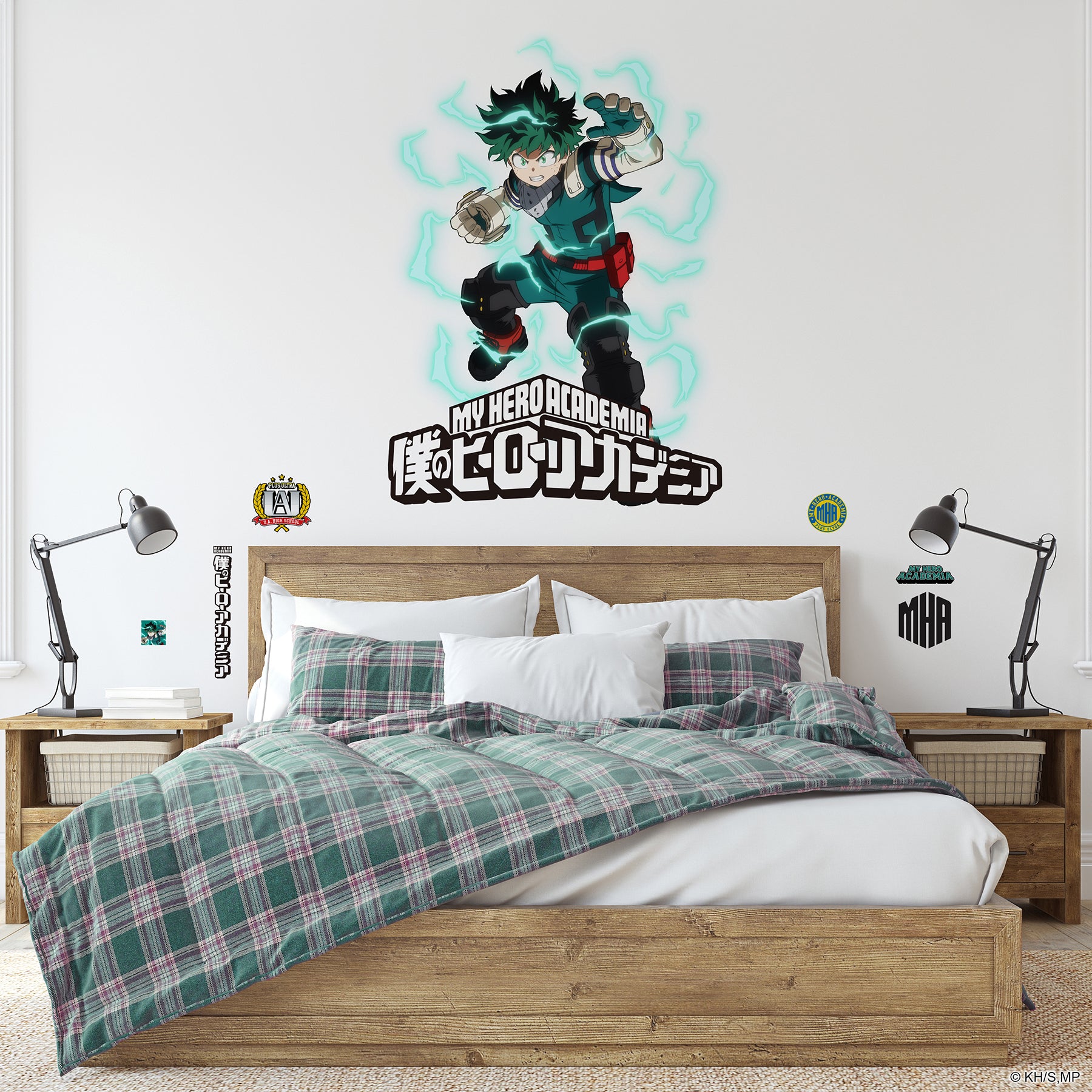My Hero Academia Deku Wall Decals Wall Decals RoomMates Decor   