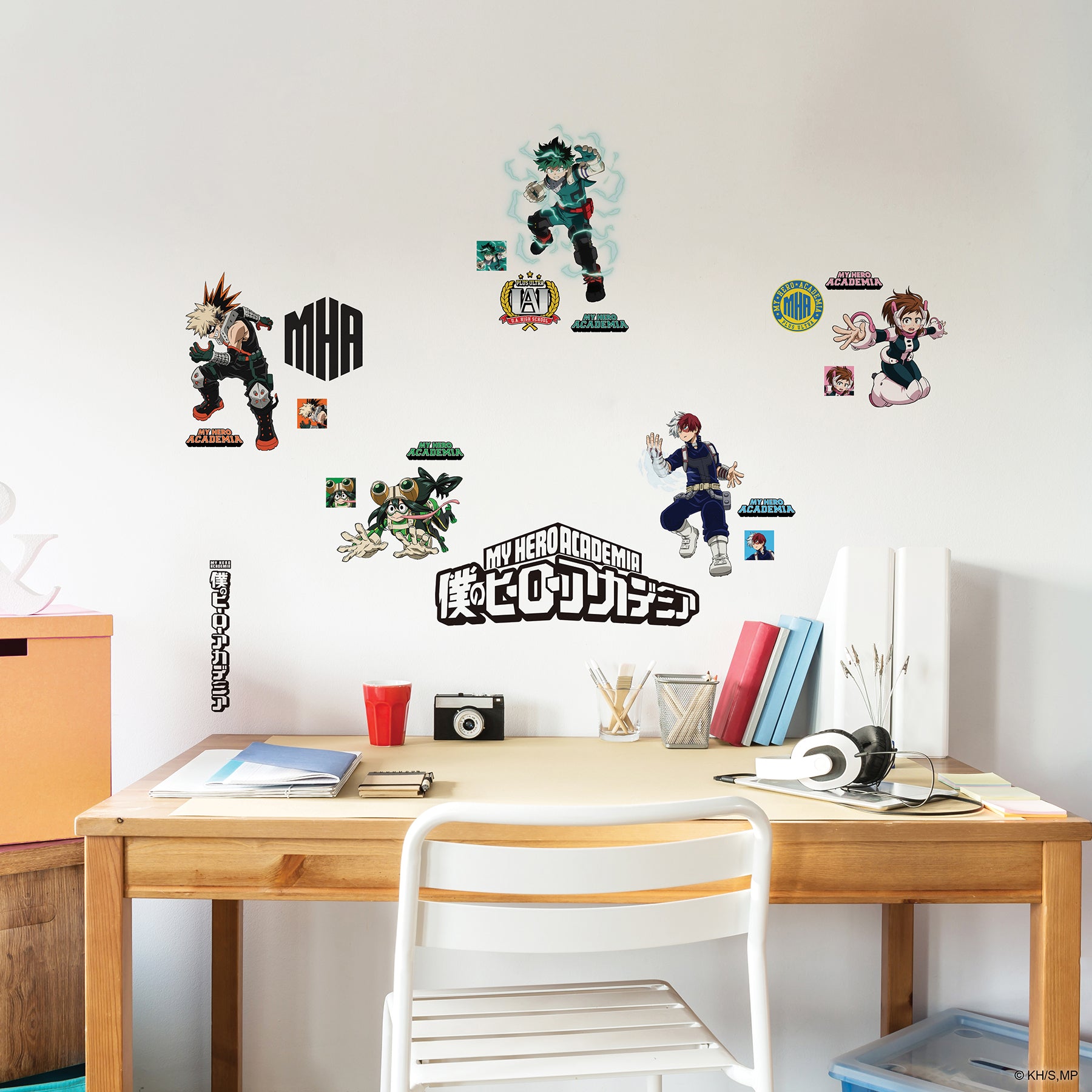 My Hero Academia Wall Decals Wall Decals RoomMates Decor   