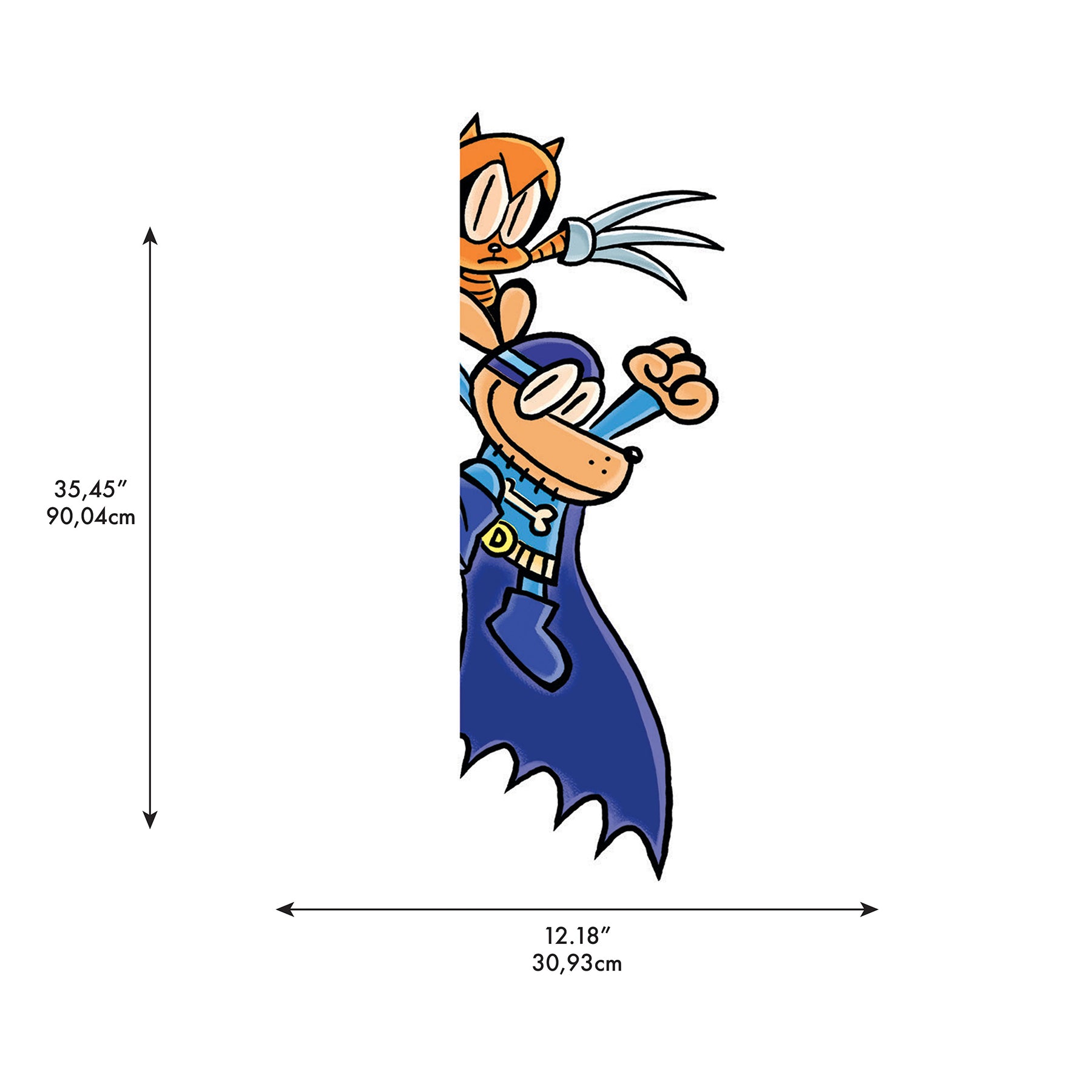 Dog Man Supa Buddies Wall Decals Wall Decals RoomMates Decor   