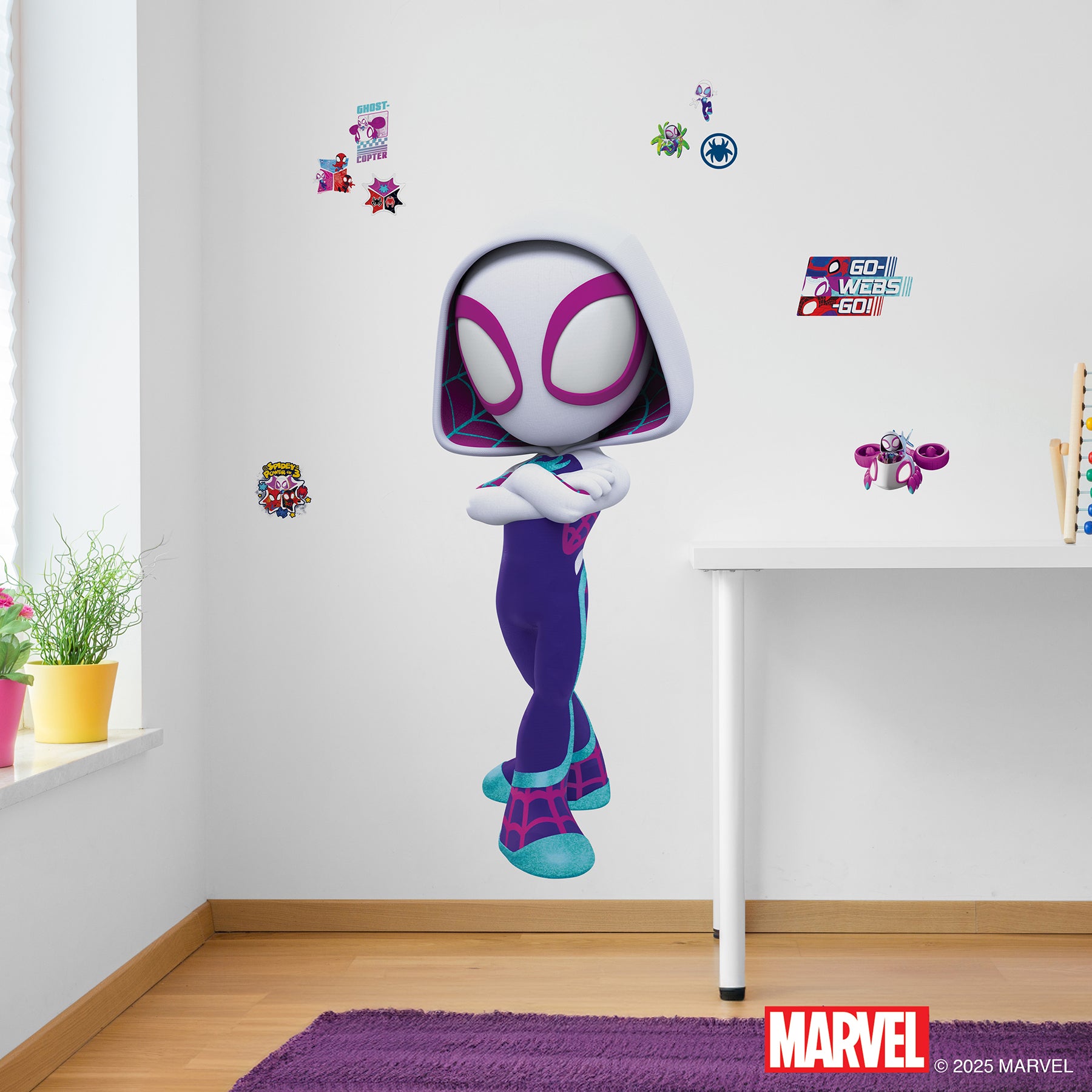 Marvel's Spidey And His Amazing Friends: Ghost Spider Wall Decals Wall Decals RoomMates