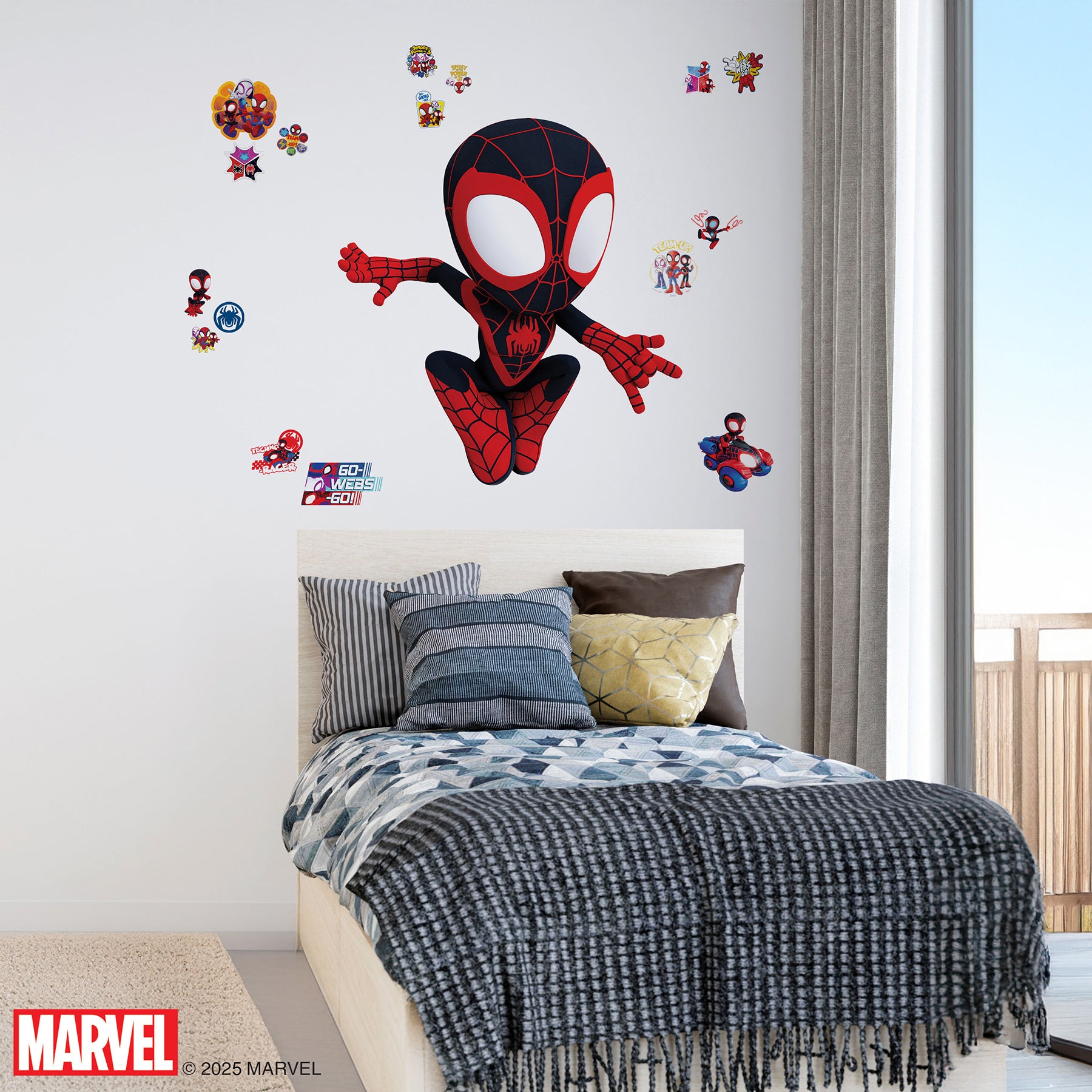 Marvel's Spidey And His Amazing Friends: Spin Wall Decals Wall Decals RoomMates