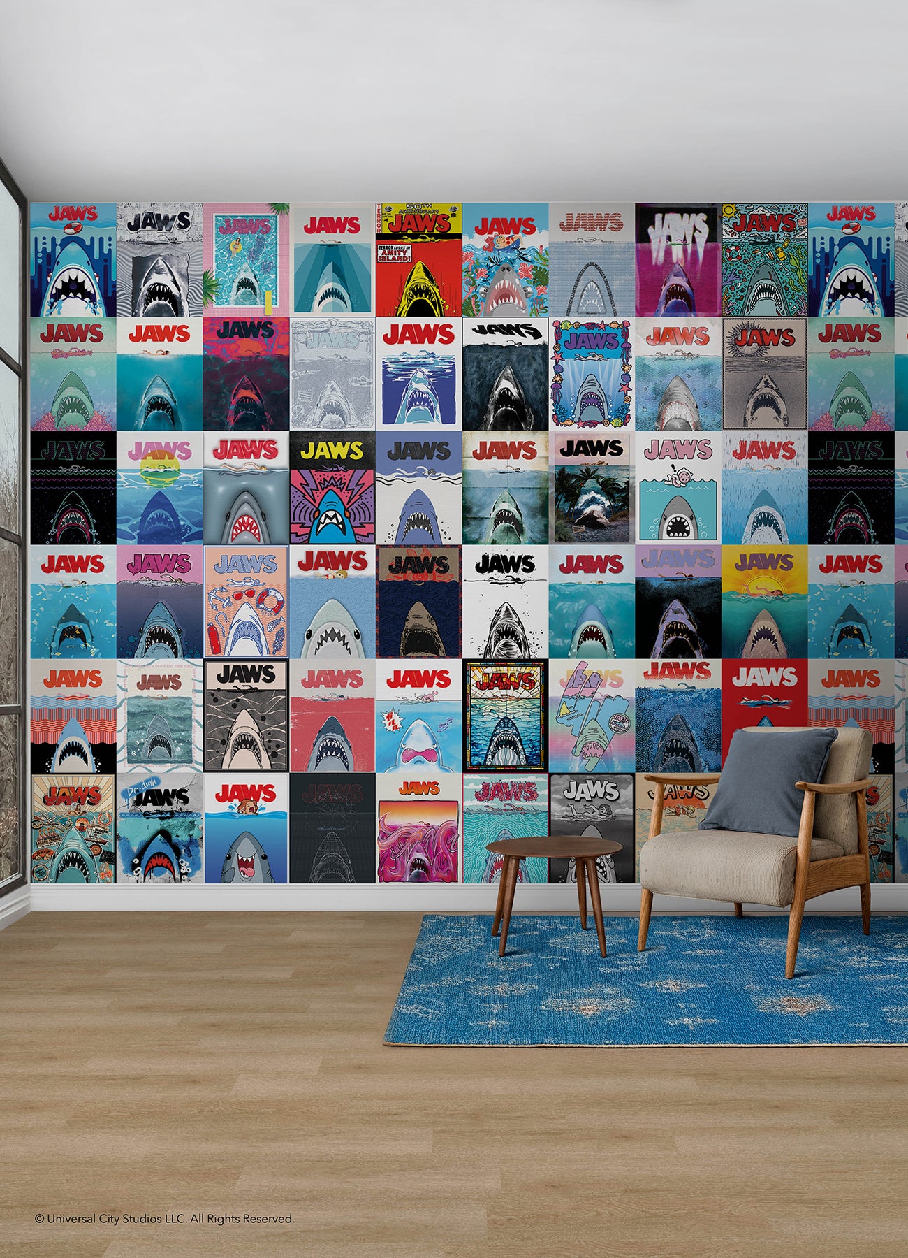 JAWS 50th Anniversary Posters Peel and Stick Mural Wall Murals RoomMates