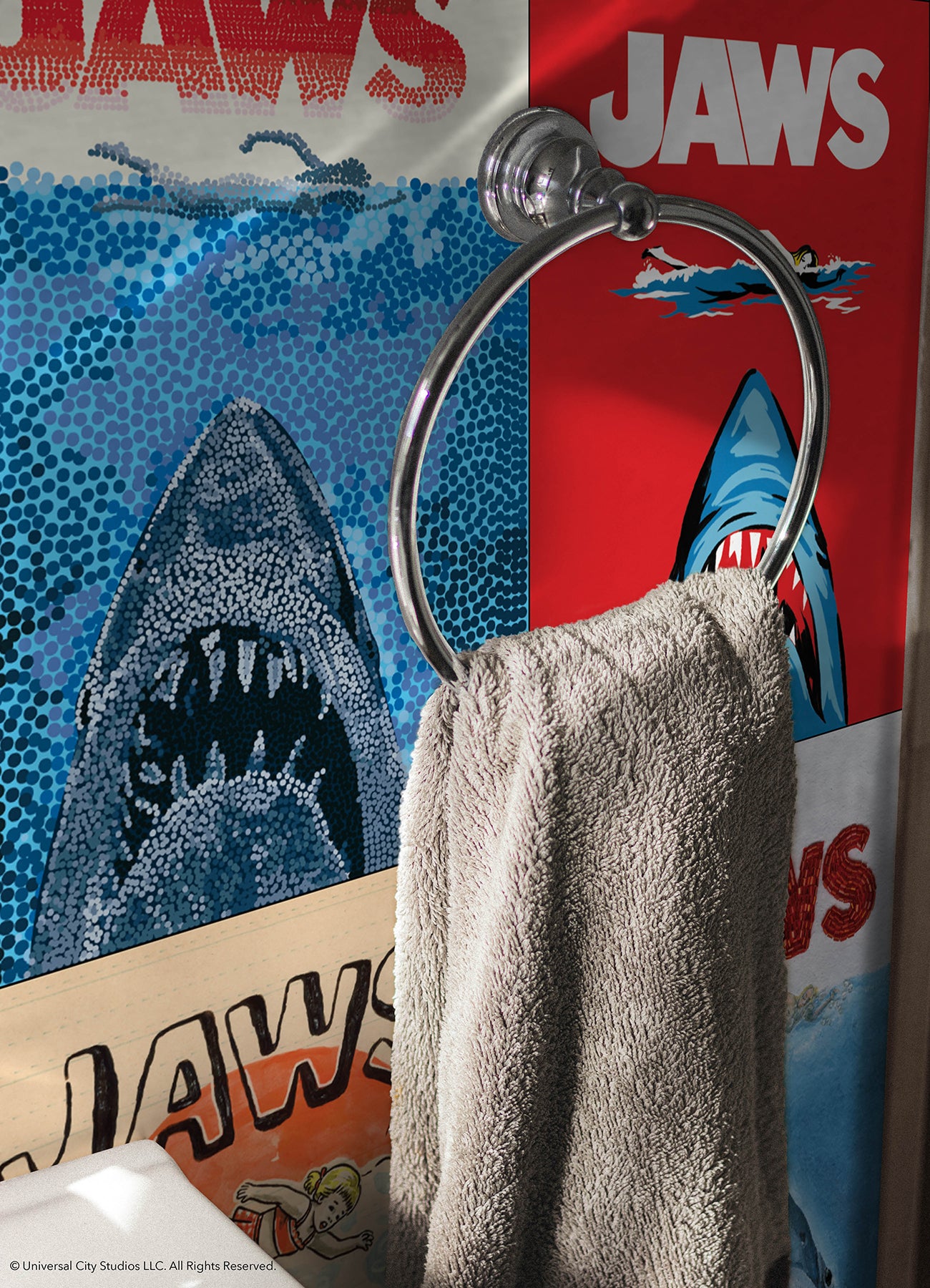 JAWS 50th Anniversary Posters Peel and Stick Mural Wall Murals RoomMates