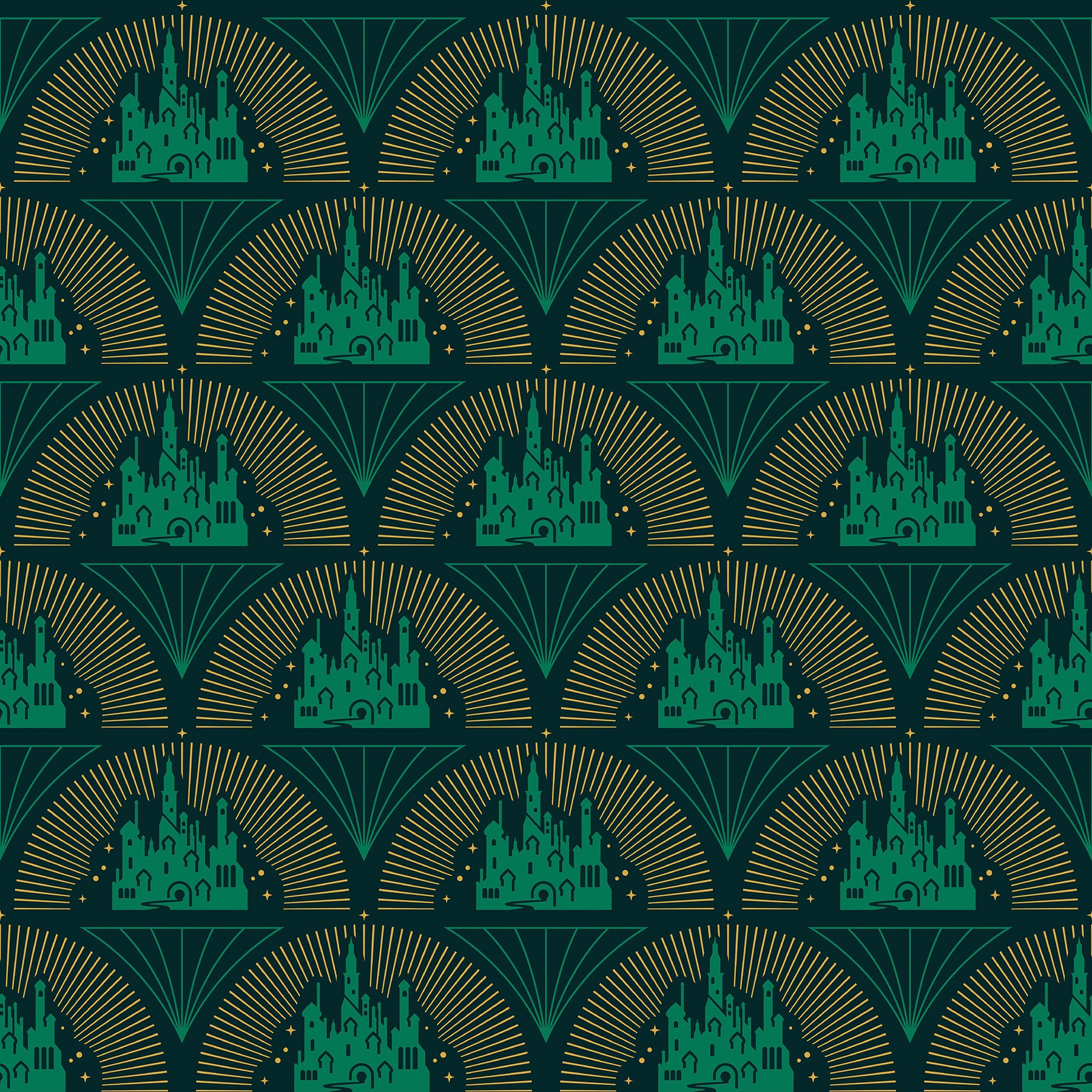Wicked Emerald City Peel & Stick Wallpaper Peel and Stick Wallpaper RoomMates Roll  