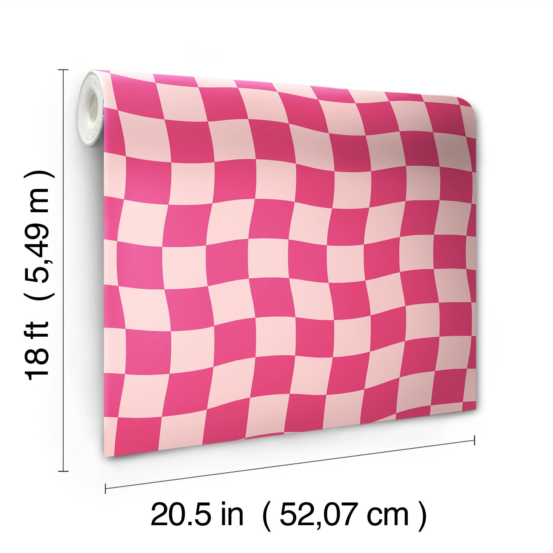 Groovy Checker Peel & Stick Wallpaper Peel and Stick Wallpaper RoomMates   