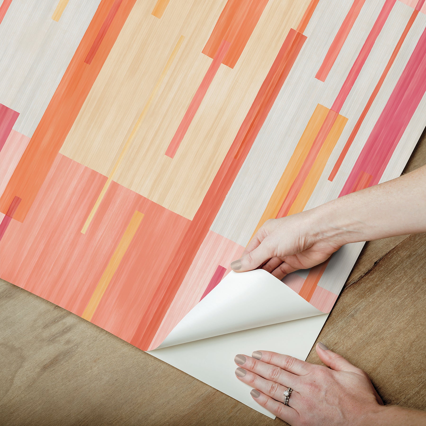 Abstract Grid Peel & Stick Wallpaper Peel and Stick Wallpaper RoomMates   