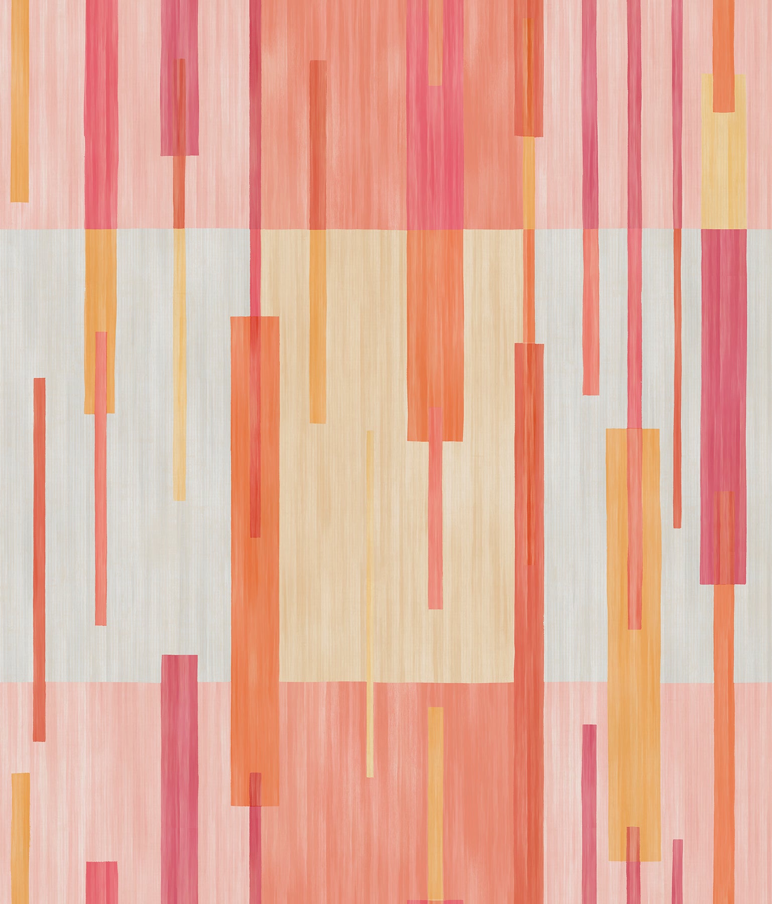 Abstract Grid Peel & Stick Wallpaper Peel and Stick Wallpaper RoomMates Roll Pink 