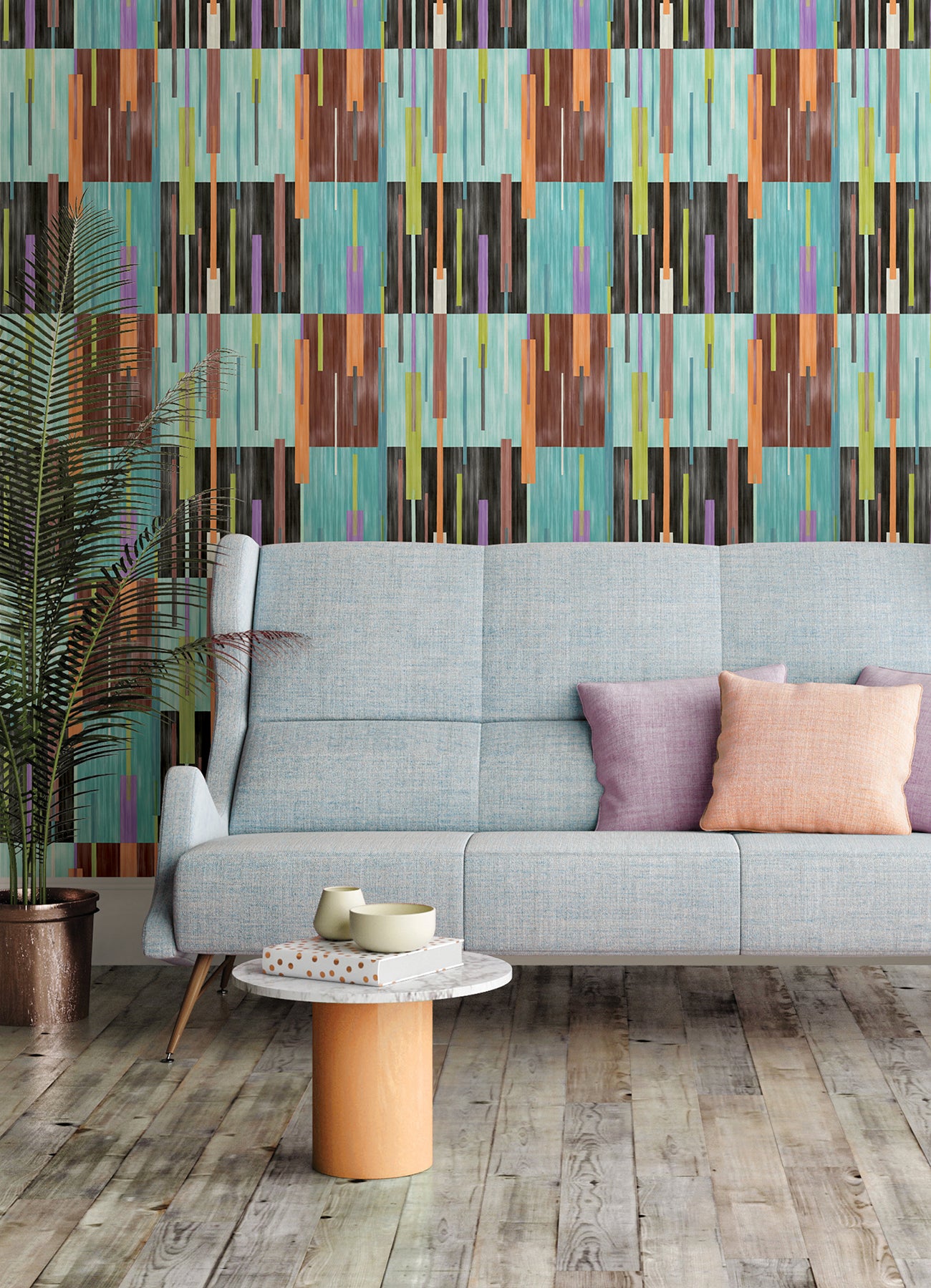 Abstract Grid Peel & Stick Wallpaper Peel and Stick Wallpaper RoomMates   